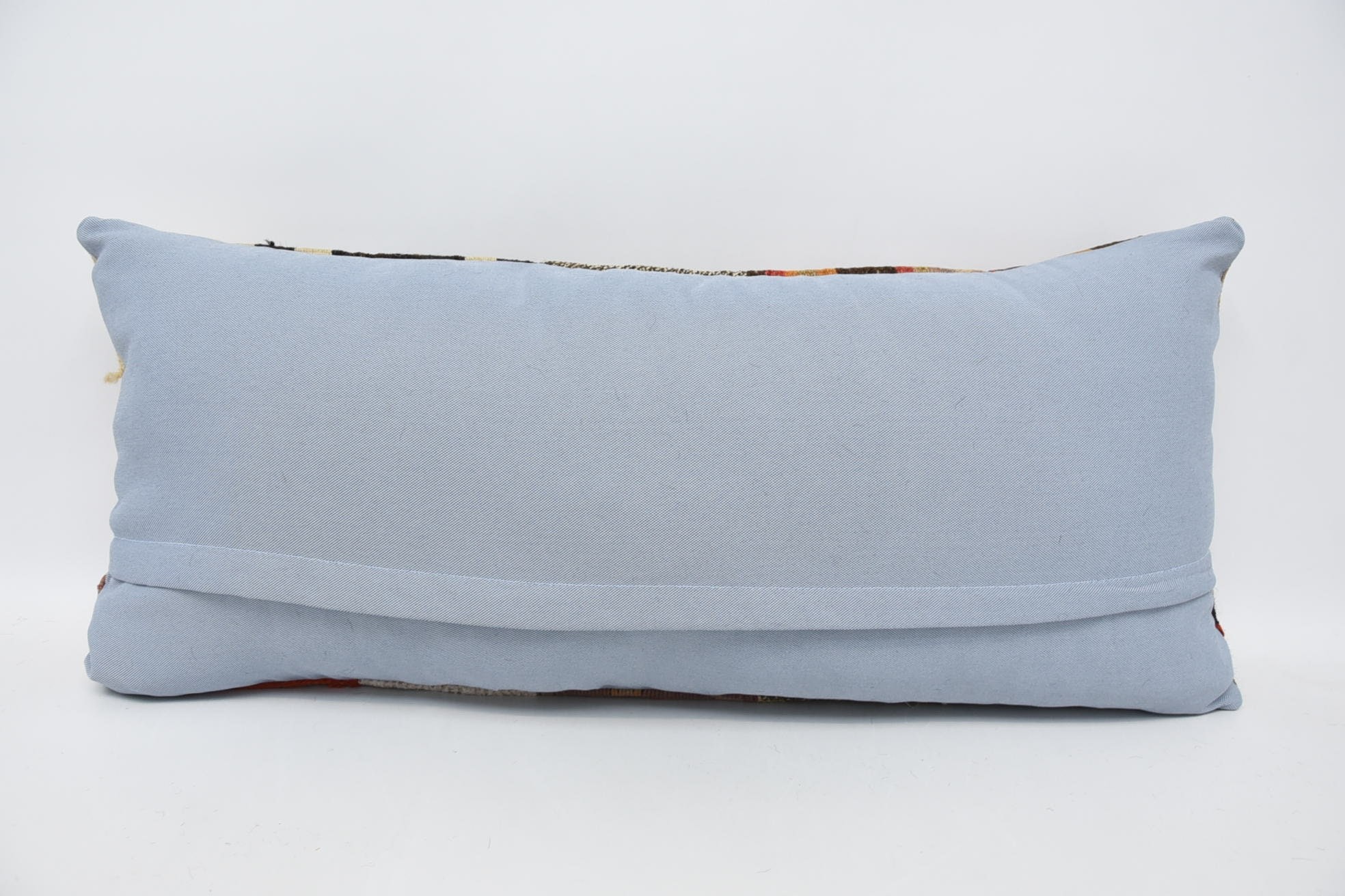 Kilim Cushion Sham, 16"x36" Red Cushion Cover, Vintage Kilim Pillow Pillow, Yoga Cushion, Interior Designer Pillow, Kilim Pillow