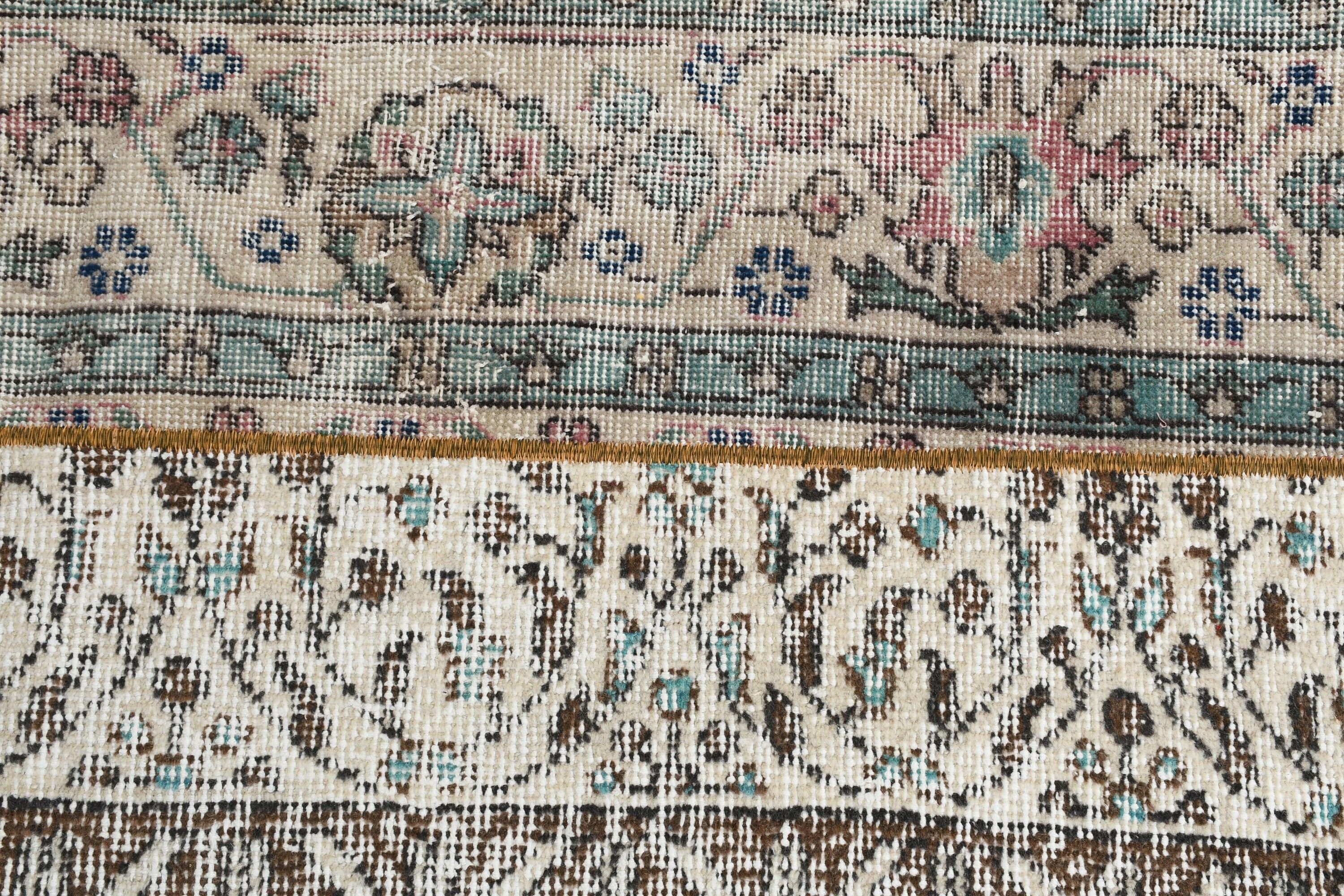Oushak Rugs, Wall Hanging Rugs, Designer Rugs, Vintage Rug, Turkish Rug, Anatolian Rug, Kitchen Rug, 2x3 ft Small Rugs, Beige Oriental Rug