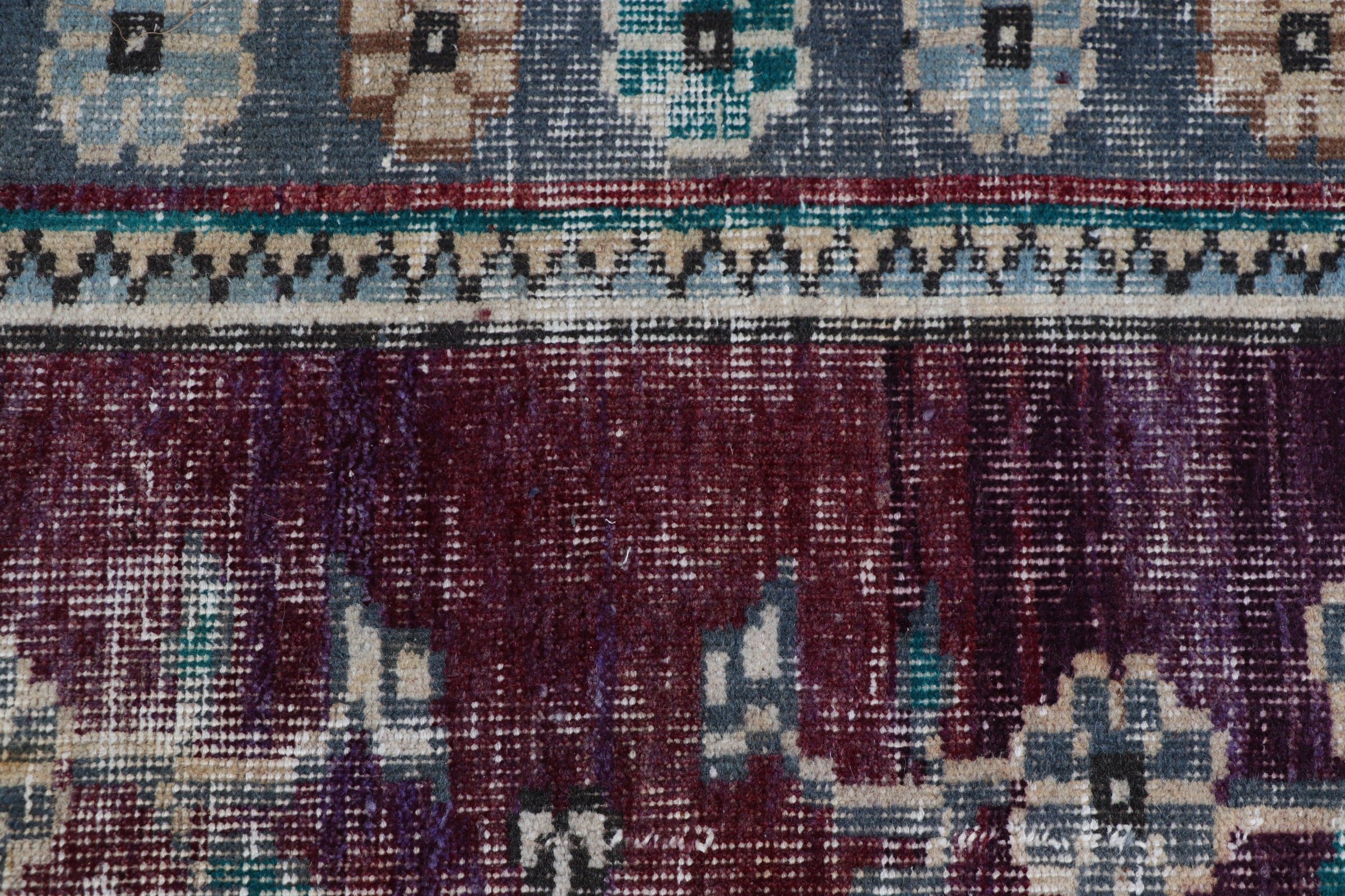 Kitchen Rug, Turkish Rugs, 1.8x8 ft Runner Rug, Purple Anatolian Rug, Rugs for Hallway, Cool Rugs, Corridor Rug, Hallway Rug, Vintage Rugs