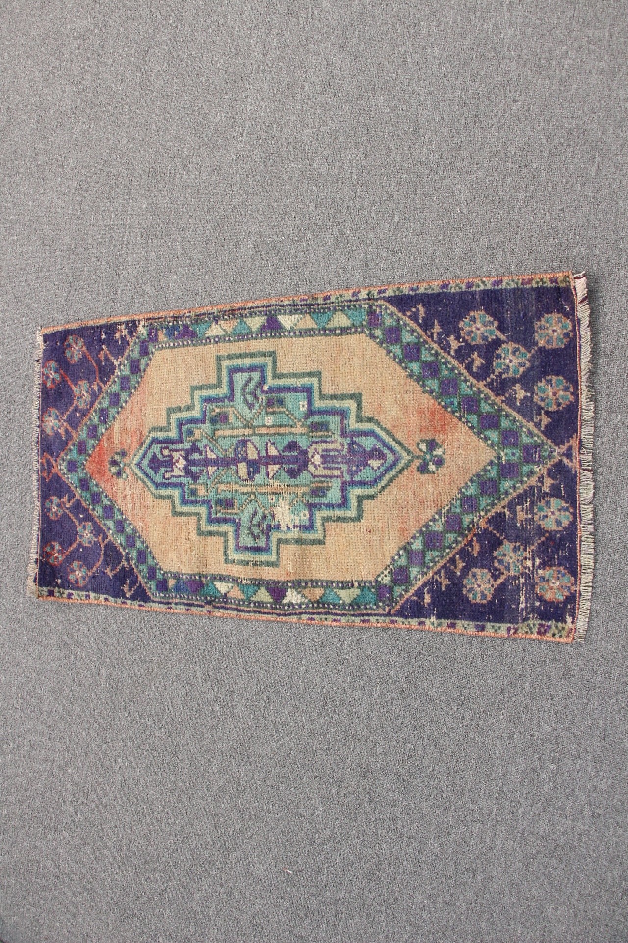 Moroccan Rugs, Kitchen Rug, Blue Moroccan Rugs, Vintage Rug, 1.6x3.1 ft Small Rug, Turkish Rugs, Abstract Rug, Nursery Rug, Anatolian Rugs