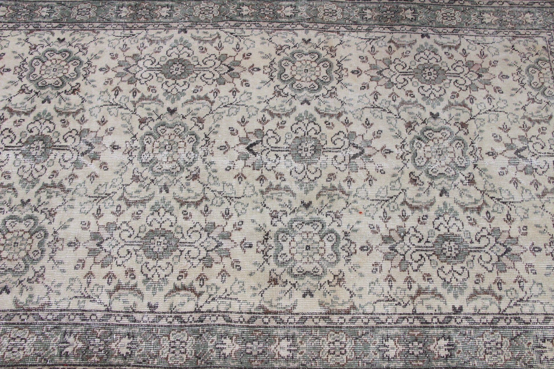 Bej Antik Halı, Mutfak Halı, Anadolu Halı, Yer Halı, Türk Halı, Oturma Odası Halı, Yatak odası Halı, Ev Halı, 119x201 cm Oturma odası Halı