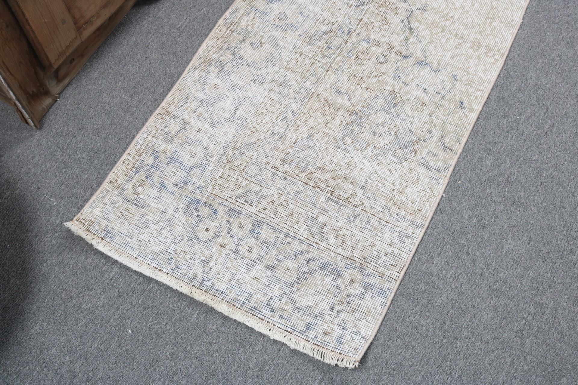 Modern Rugs, Turkish Rug, Small Boho Rugs, Luxury Rug, Rugs for Bathroom, Beige Cool Rug, 1.9x3.4 ft Small Rug, Kitchen Rugs, Vintage Rugs