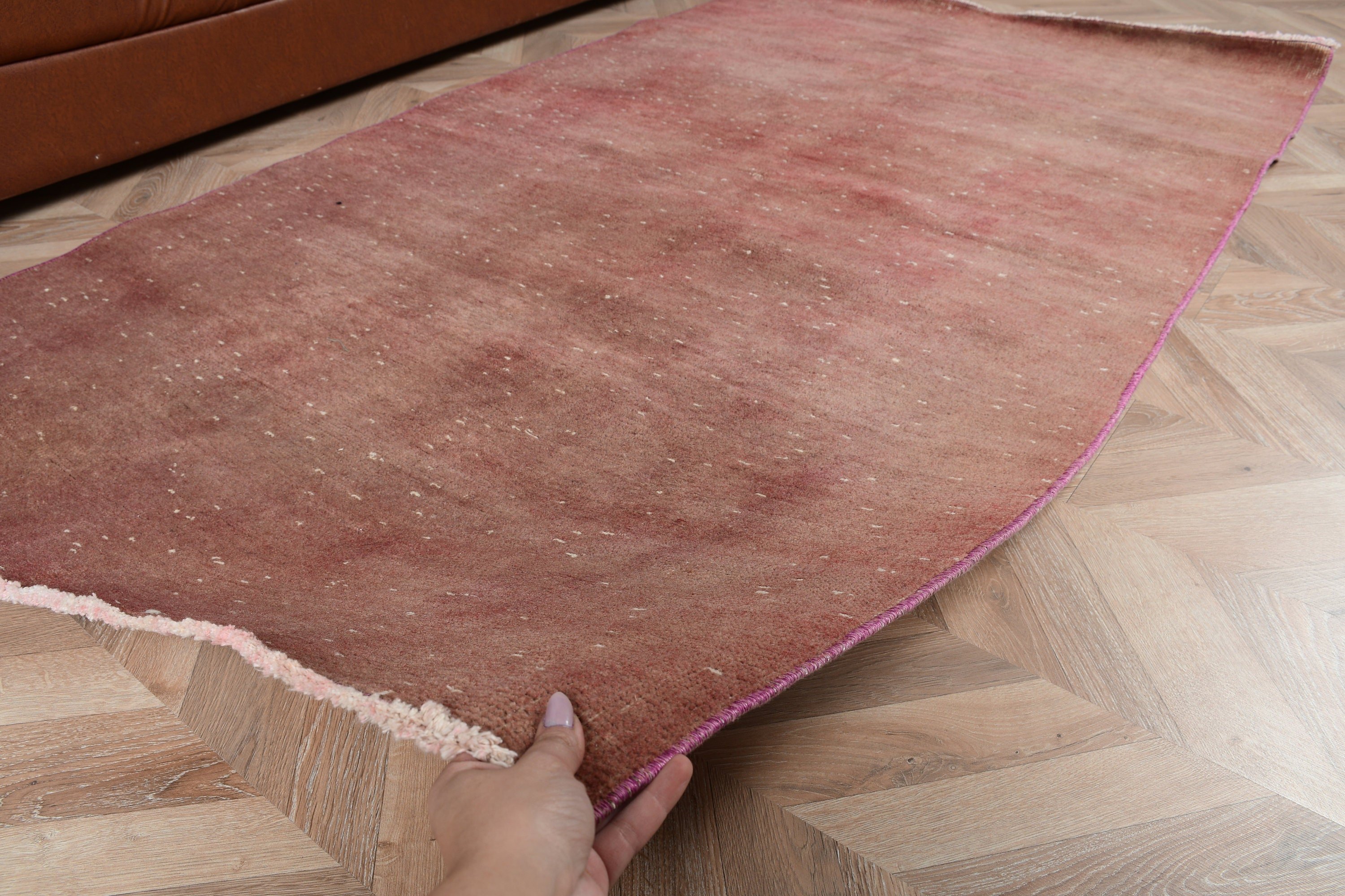 Kitchen Rug, Nursery Rugs, Floor Rug, Bedroom Rug, Pink Antique Rugs, Vintage Rug, Rugs for Indoor, Turkish Rug, 3.8x6.6 ft Area Rugs