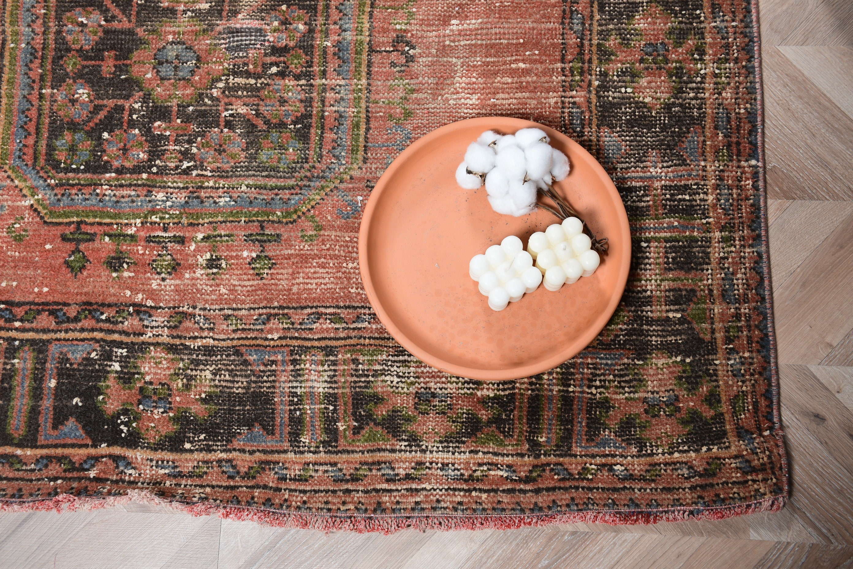 Orange Bedroom Rug, 4.5x11.5 ft Runner Rug, Stair Rug, Kitchen Rug, Rugs for Kitchen, Floor Rug, Vintage Rug, Turkish Rug