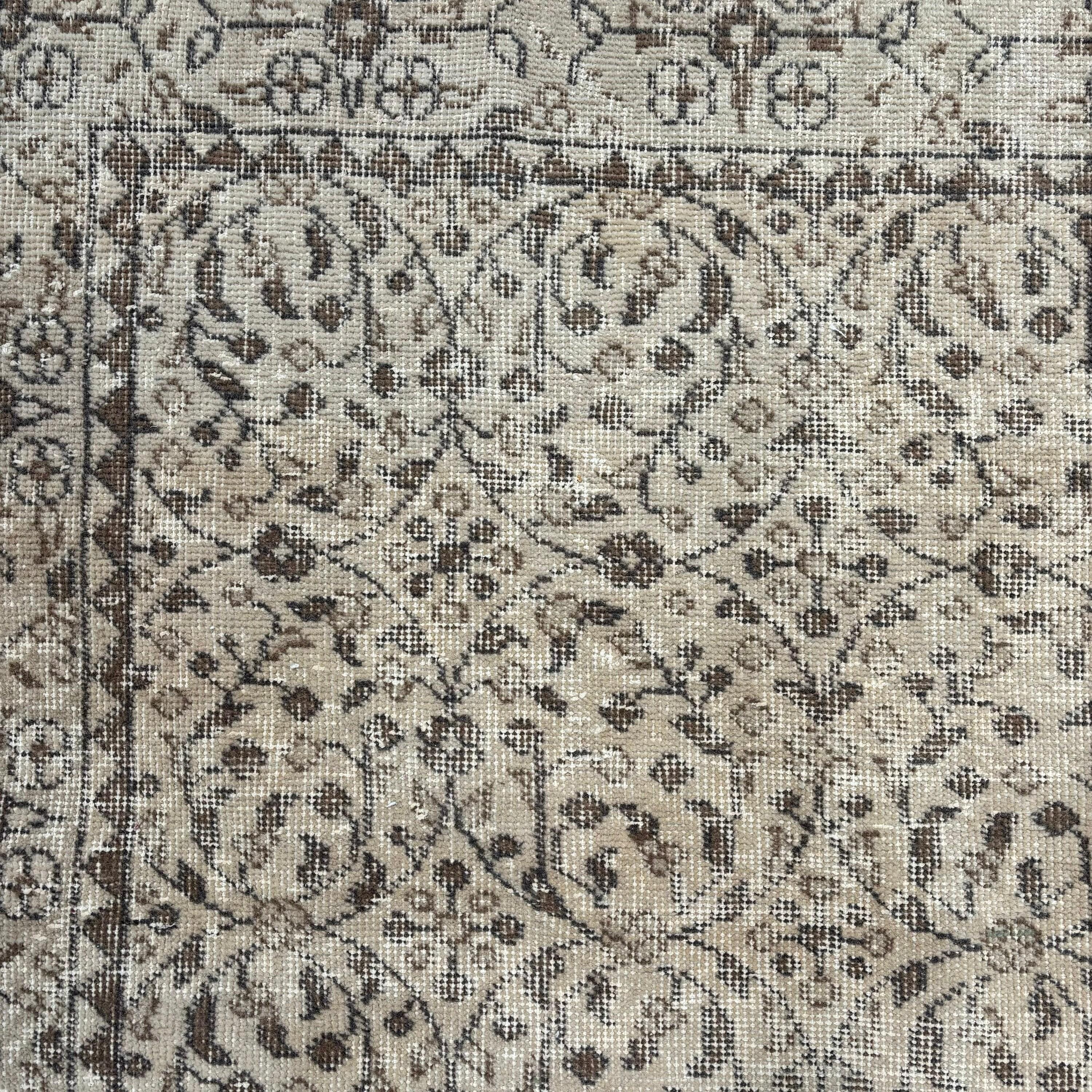 Oryantal Halı, Vintage Halı, Bej Ev Dekor Halıları, Oturma Odası Halısı, 5.4x8.6 ft Büyük Halı, Türk Halıları, Sevimli Halı, Yatak Odası Halısı