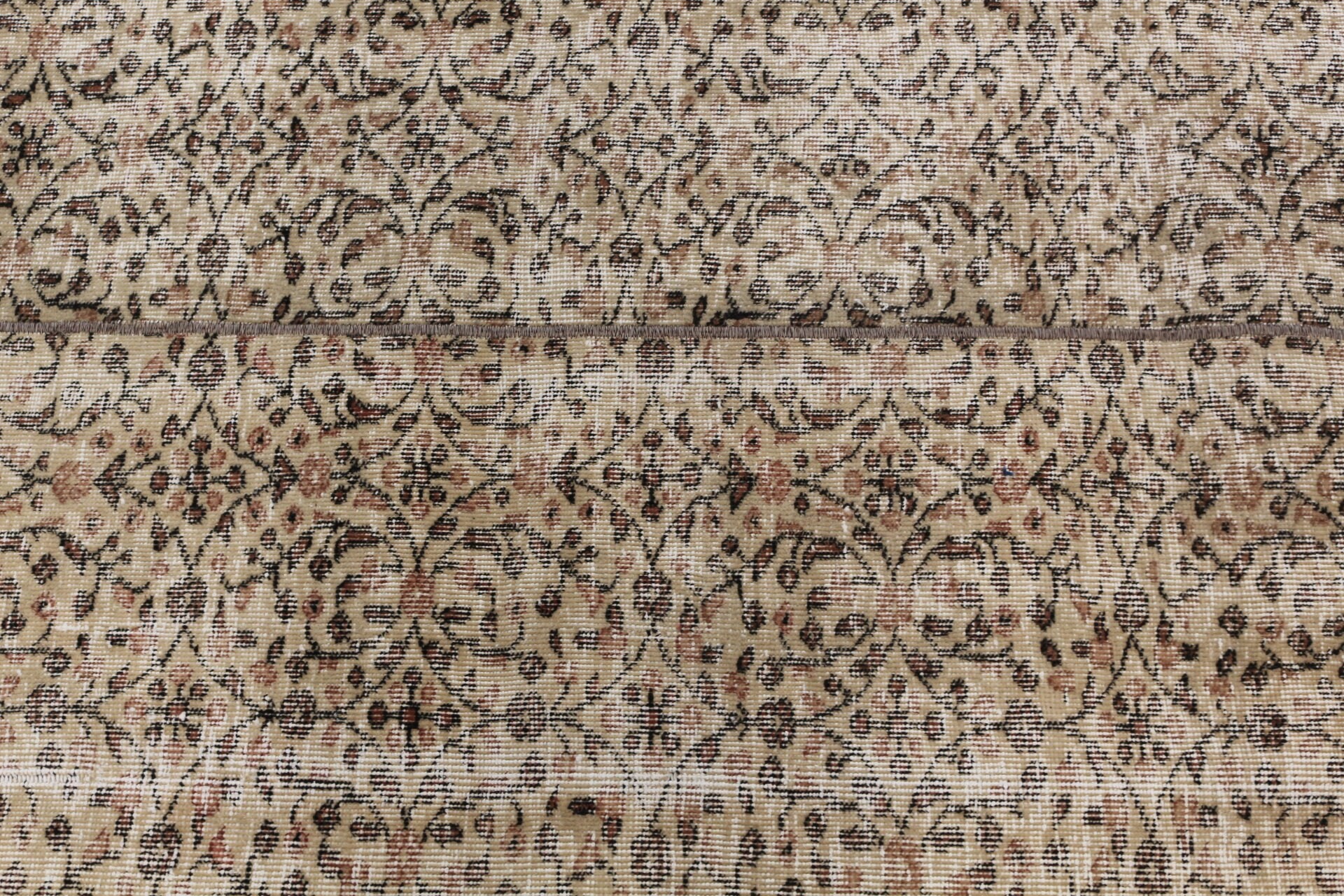 Wool Rug, Moroccan Rug, Kitchen Rug, Entry Rugs, Turkish Rug, Brown  2.9x6.4 ft Accent Rug, Rugs for Kitchen, Vintage Rug