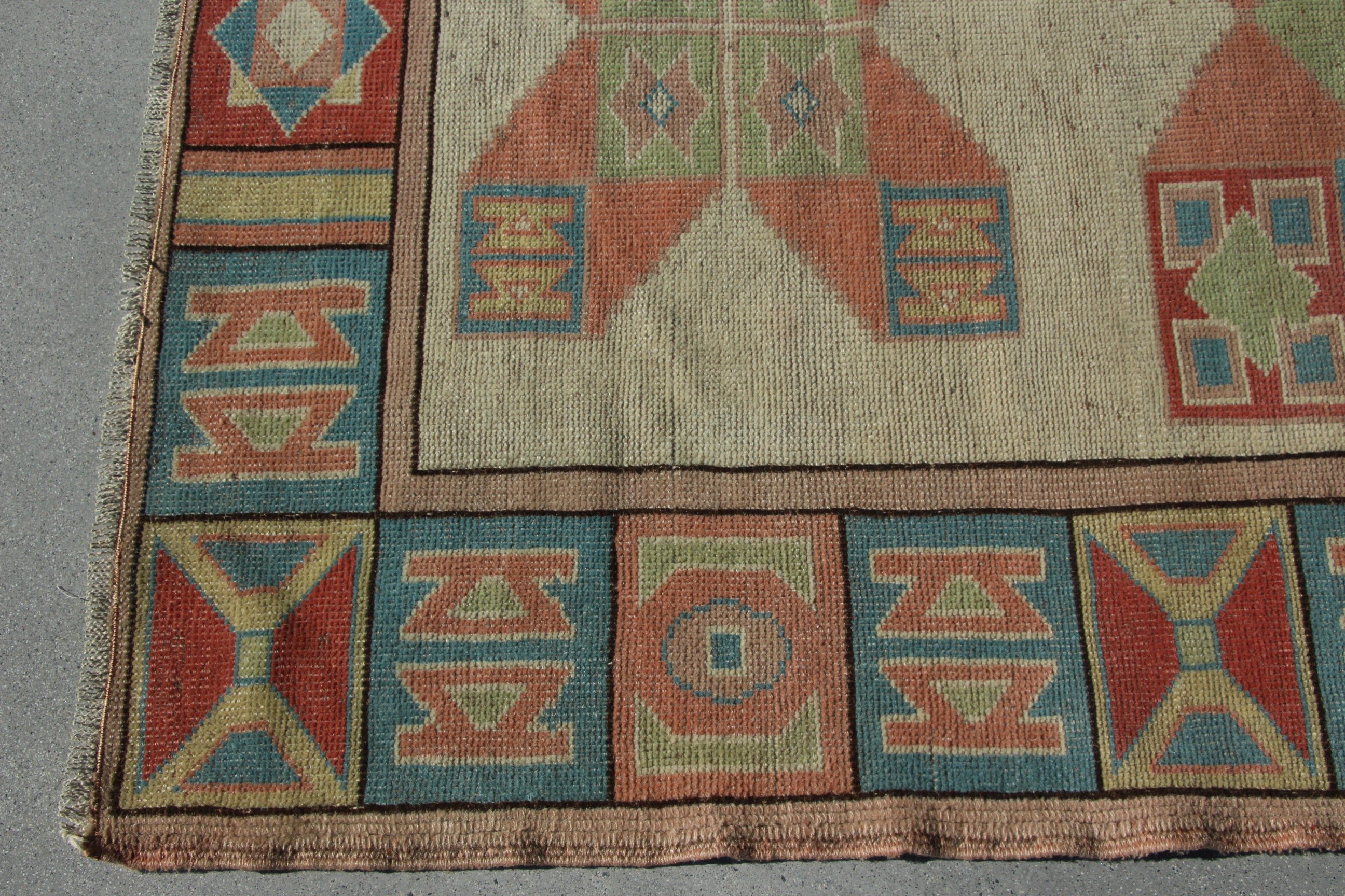 Floor Rugs, Turkish Rug, 4.1x6.6 ft Area Rug, Bedroom Rugs, Vintage Rugs, Beige Antique Rug, Cool Rug, Boho Area Rug, Tribal Rug