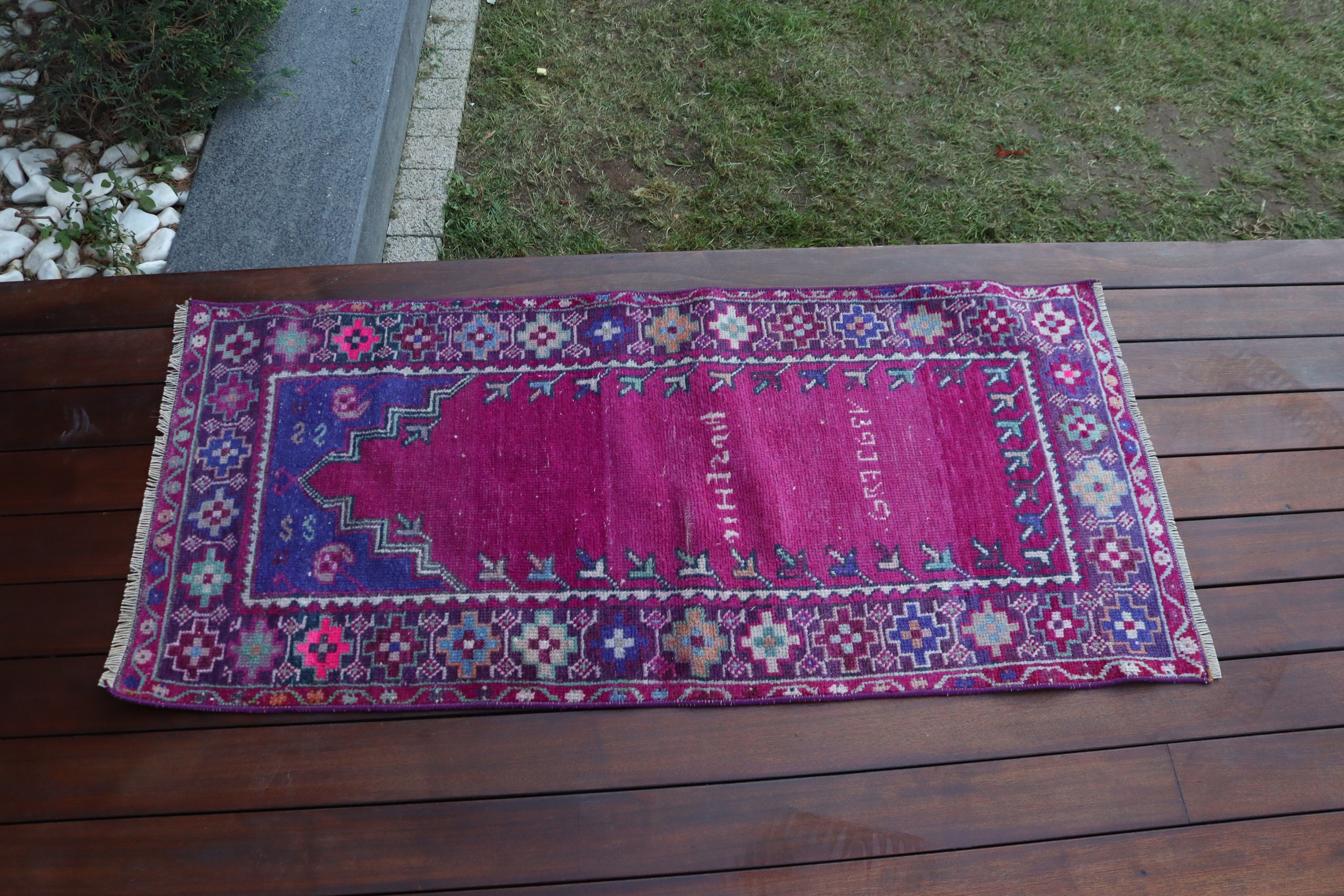 Modern Rug, Nursery Rugs, Vintage Rugs, Turkish Rug, Outdoor Rug, 1.9x4.1 ft Small Rug, Moroccan Rugs, Pink Neutral Rug, Small Area Rug