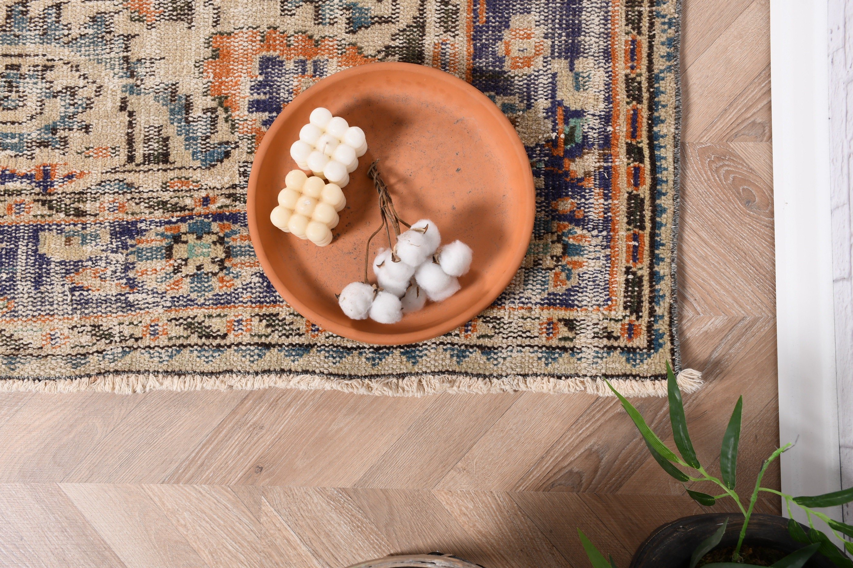 Living Room Rug, Moroccan Rug, Orange  6.2x9.4 ft Large Rug, Turkish Rugs, Dining Room Rugs, Vintage Rug, Geometric Rug