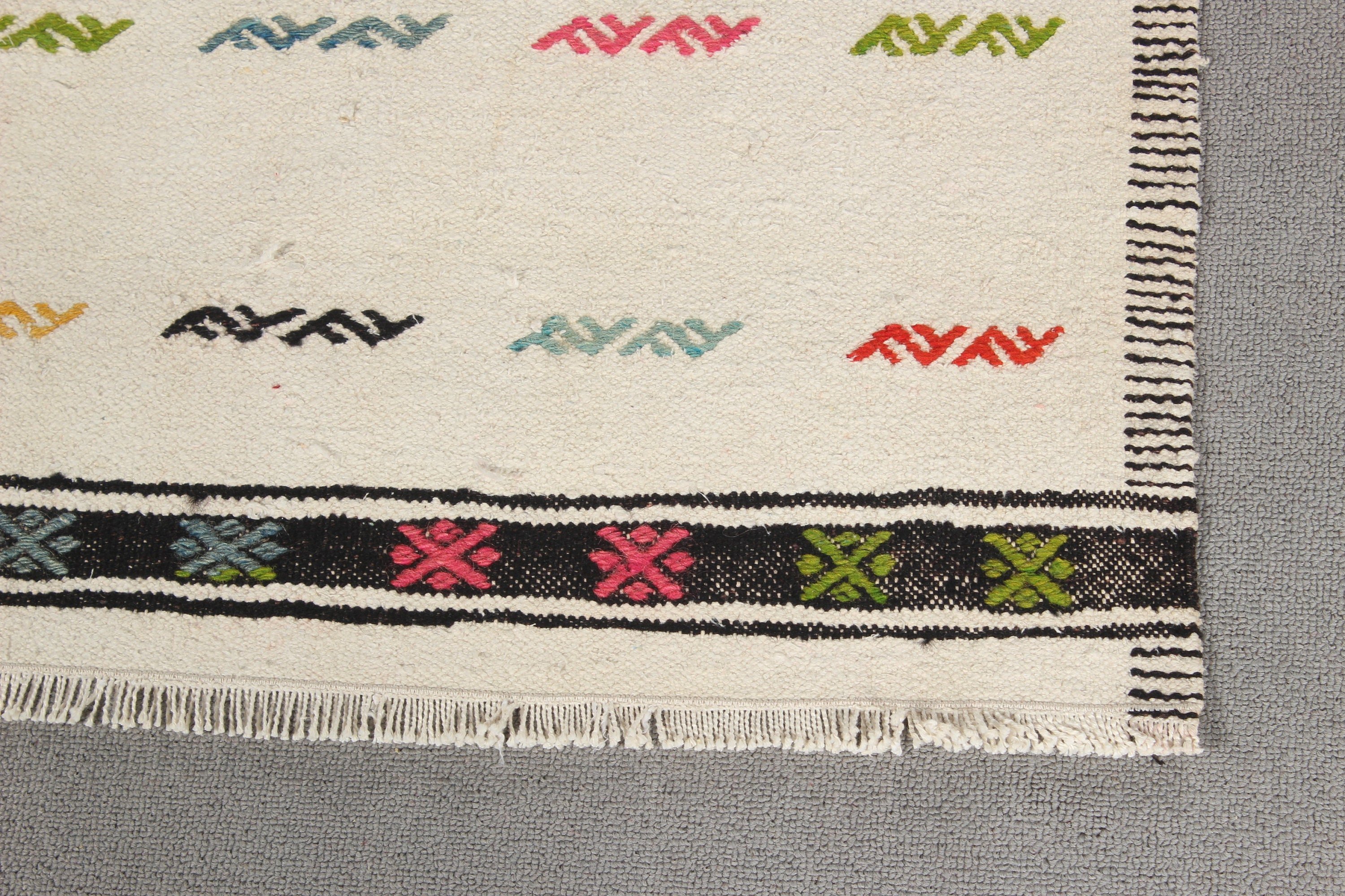 Kilim, Boho Bölge Halıları, Modern Halı, Türk Halıları, Oturma Odası Halısı, Bej Modern Halı, 4.4x6.4 ft Alan Halısı, Vintage Halılar