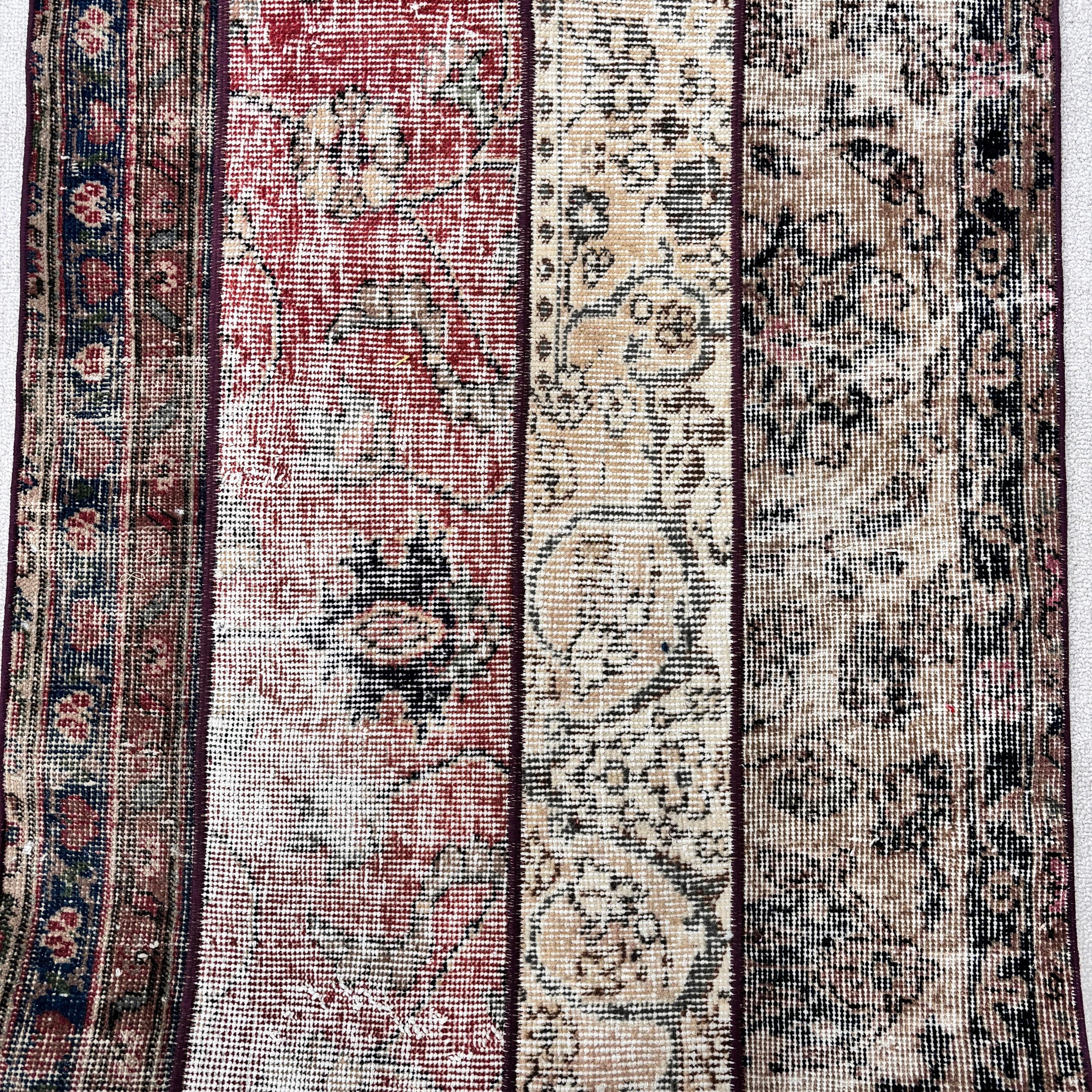 Kapı Paspası Halısı, Türk Halıları, Mutfak Halıları, Vintage Halılar, Boho Halısı, Araba Paspas Halısı, 2,3x3,1 ft Küçük Halı, Bej Yün Halıları, Fas Halısı