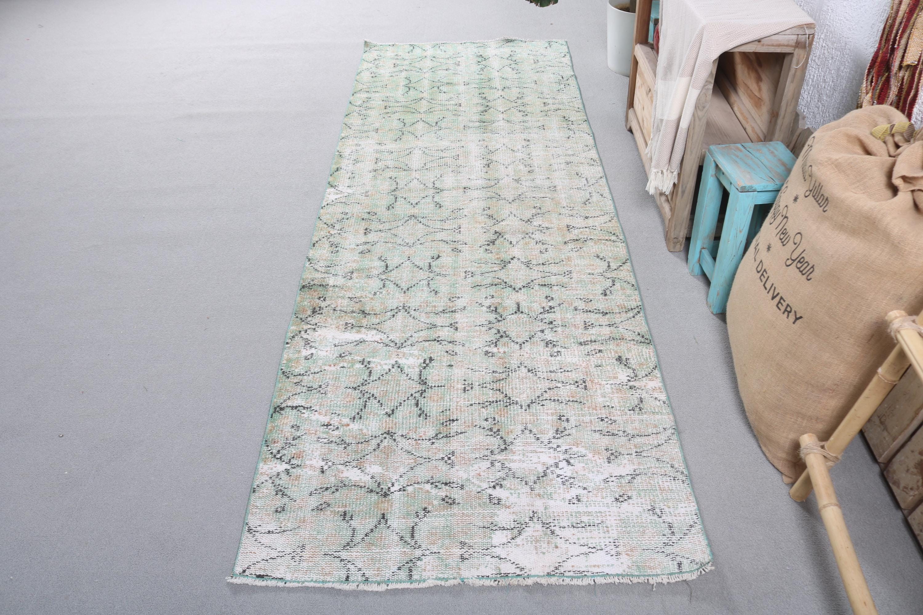 Fas Halısı, Koridor Halıları, 2.9x8.5 ft Runner Halısı, Türk Halıları, Havalı Halı, Bej Oryantal Halılar, Beni Ourain Runner Halıları, Vintage Halı