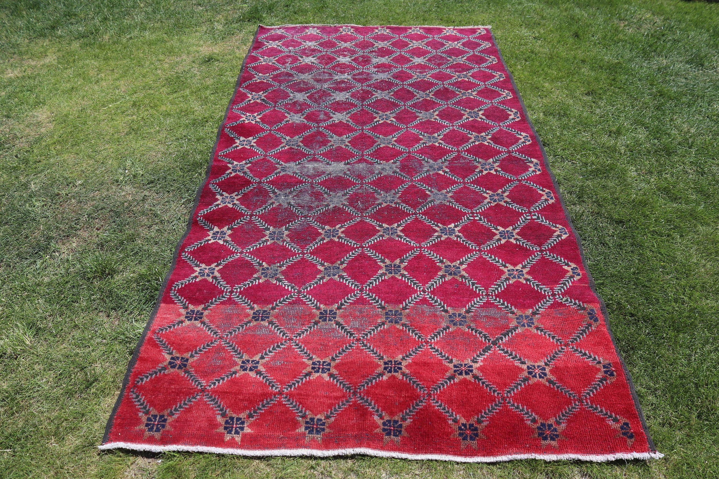 4.4x8.6 ft Alan Halıları, Düz Dokuma Halı, Vintage Halı, Boho Halıları, Mutfak Halıları, Pembe Yatak Odası Halısı, Modern Halı, Türk Halısı, Oushak Alan Halıları