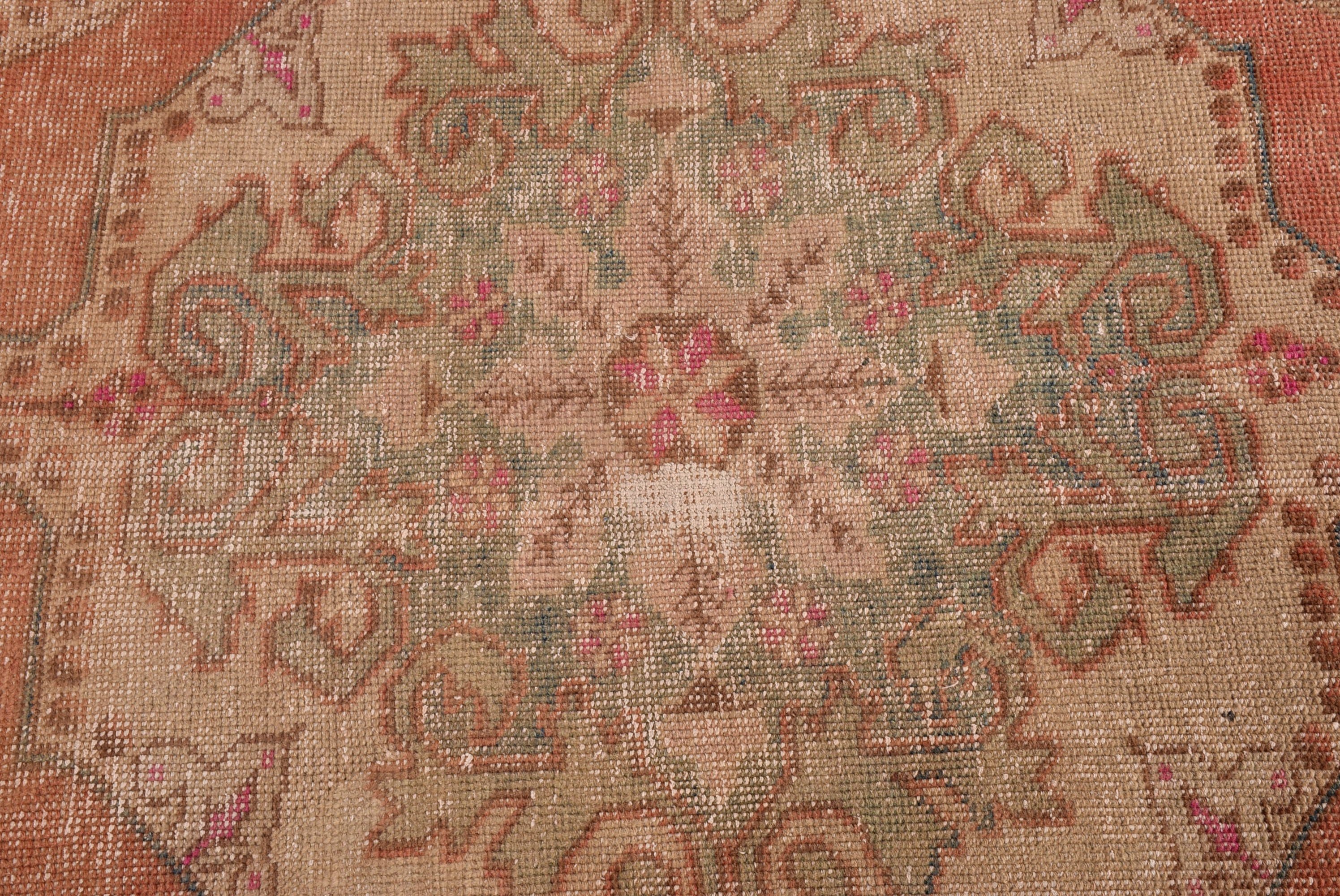 Boho Bölgesi Halıları, Organik Halı, Türk Halısı, Modern Halı, Boho Bölge Halısı, 4,4x6,8 ft Alan Halıları, Kırmızı Açıklama Halısı, Vintage Halı