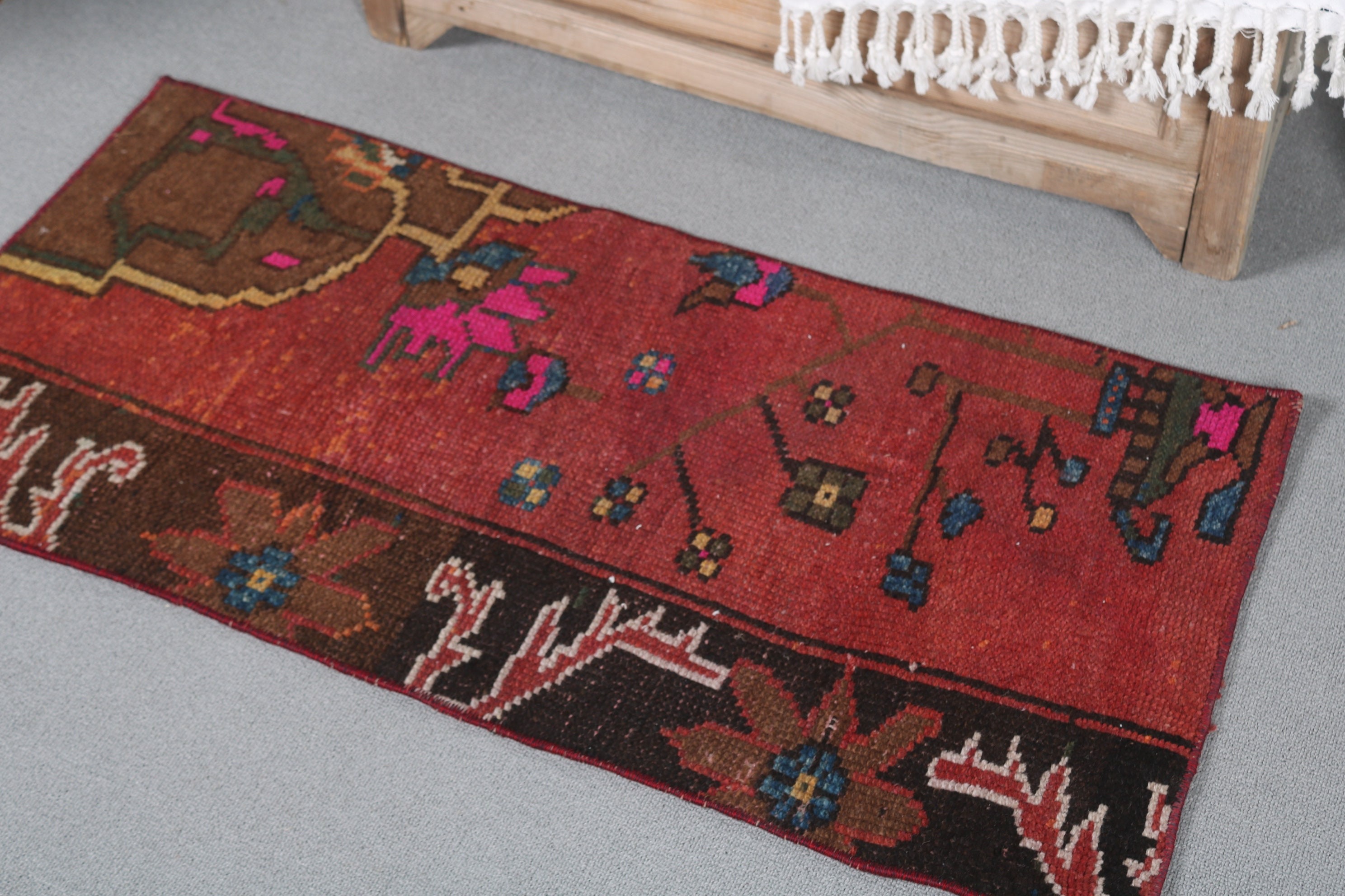 Yatak Odası Halısı, Duvara Asılı Halı, Oryantal Halı, 1.7x2.9 ft Küçük Halı, Siyah Ev Dekor Halıları, Vintage Halı, Araba Paspas Halıları, Türk Halısı