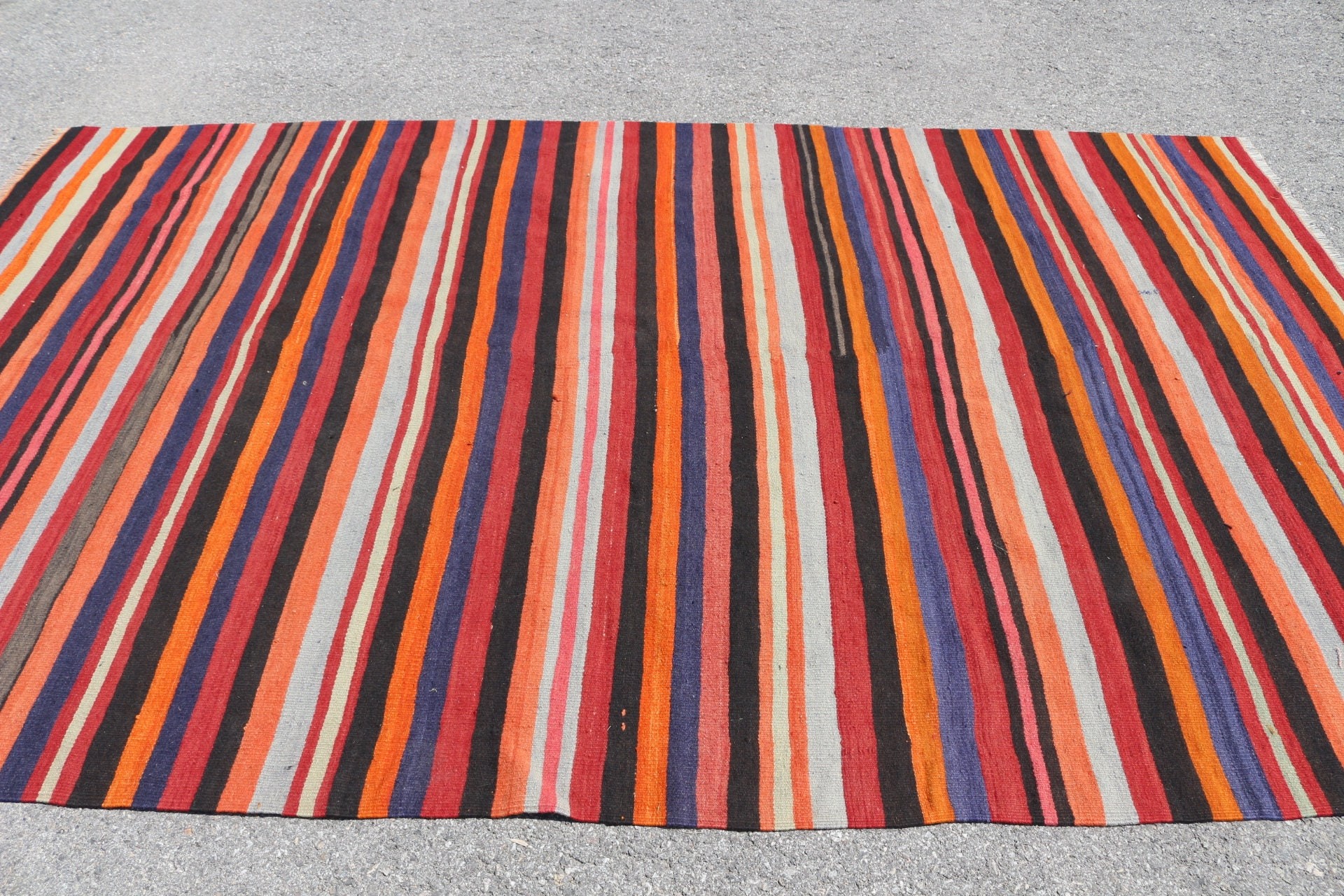 Türk Halısı, Pastel Halı, Yün Halı, Vintage Halı, Kırmızı Soğuk Halı, Kilim, Yemek Odası Halısı, Mutfak Halısı, Oturma Odası Halısı, 5.9x9.6 ft Büyük Halılar