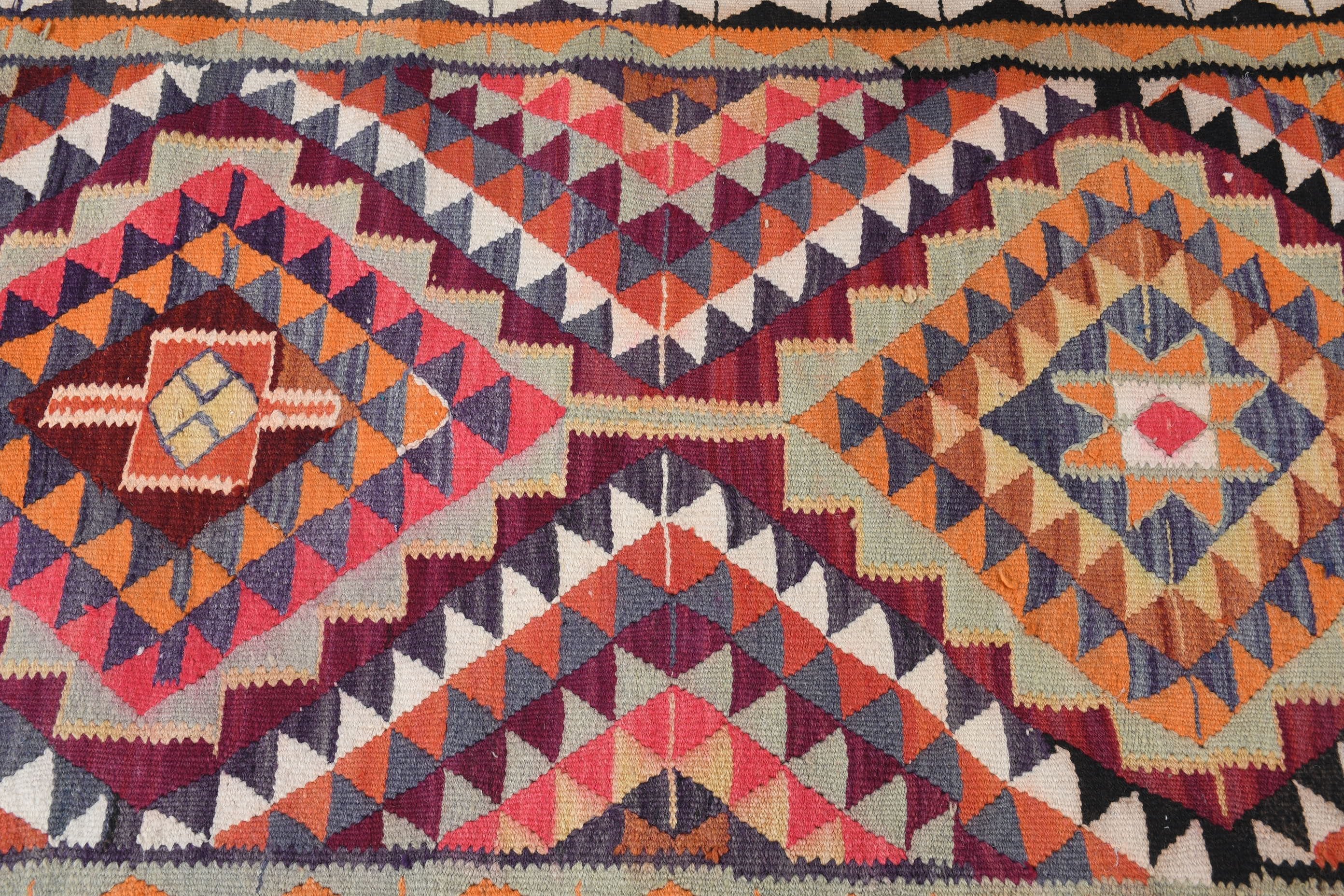 Oushak Halıları, Kilim, Mor Oryantal Halı, Merdiven Halıları, 3,2x10,5 ft Yolluk Halıları, Türk Halısı, Koridor Halıları, Anadolu Halısı, Vintage Halılar