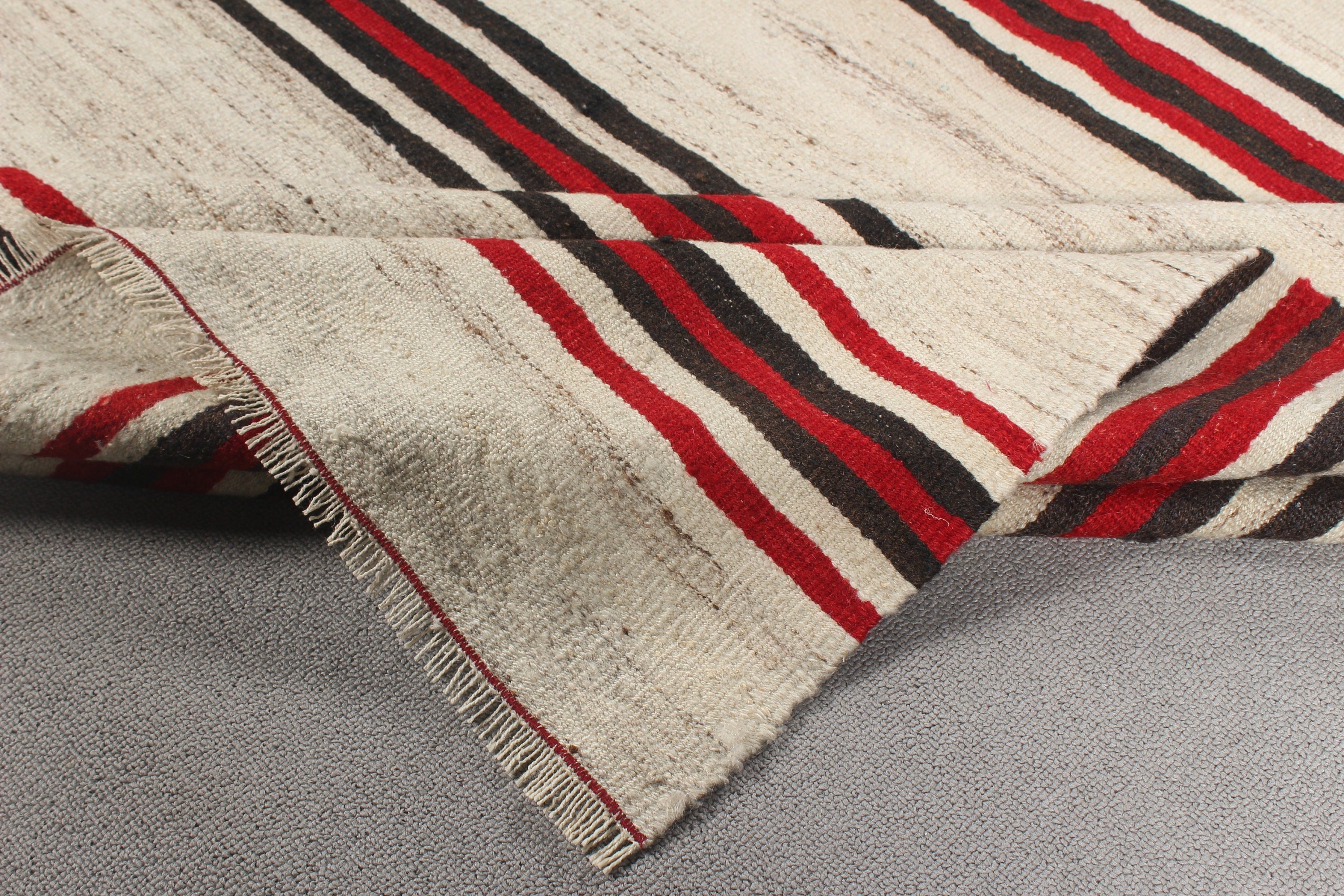 Modern Halılar, Vintage Halı, Türk Halısı, Düz Dokuma Halılar, Bej Mutfak Halısı, Kilim, 4,2x9,5 ft Alan Halısı, Çocuk Halısı, Oushak Alan Halıları