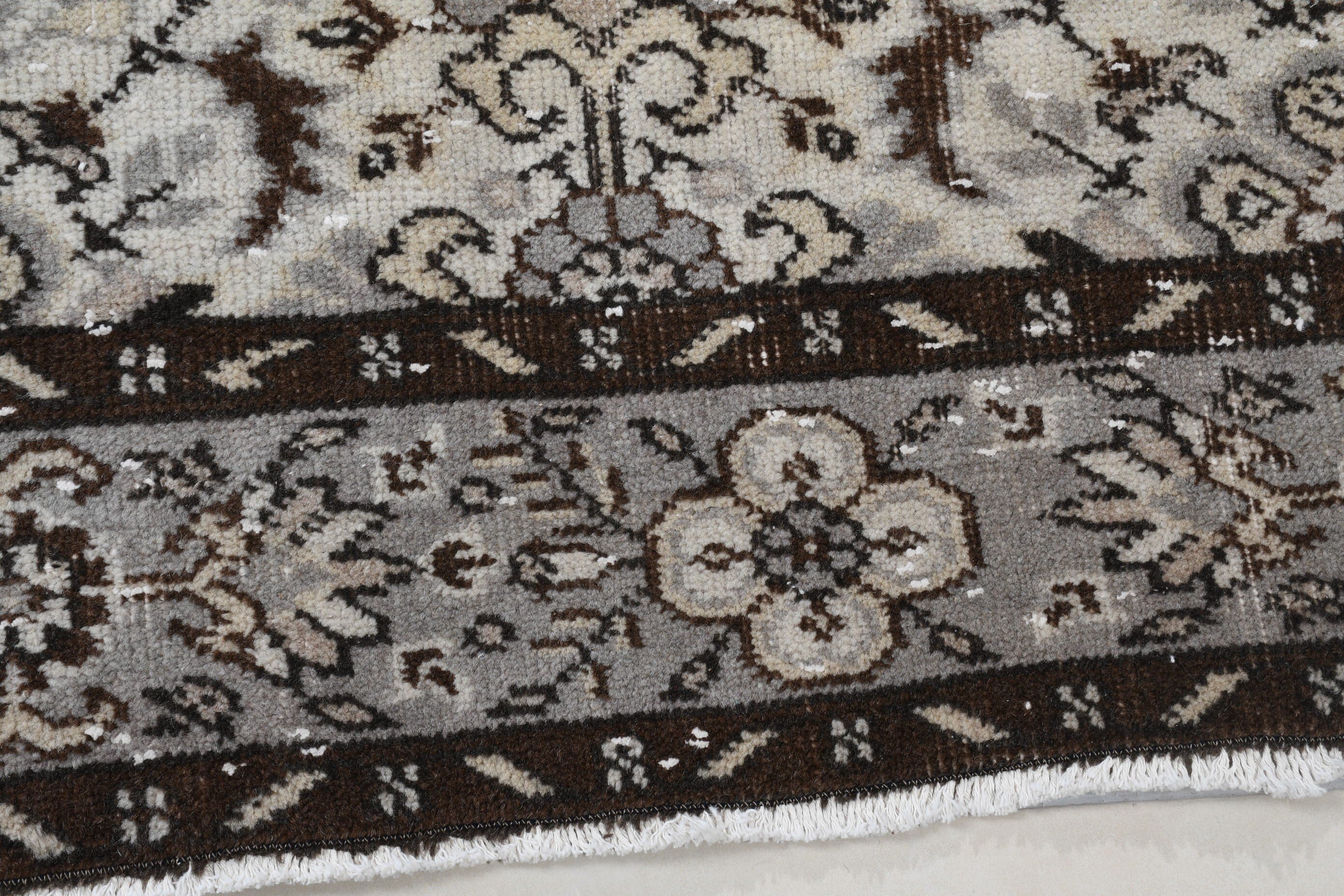 Vintage Halılar, Türk Halıları, Yatak Odası Halıları, Oturma Odası Halısı, Mutfak Halısı, Gri 5.8x9.1 ft Büyük Halı, Sanat Halısı, Yatak Odası Halıları