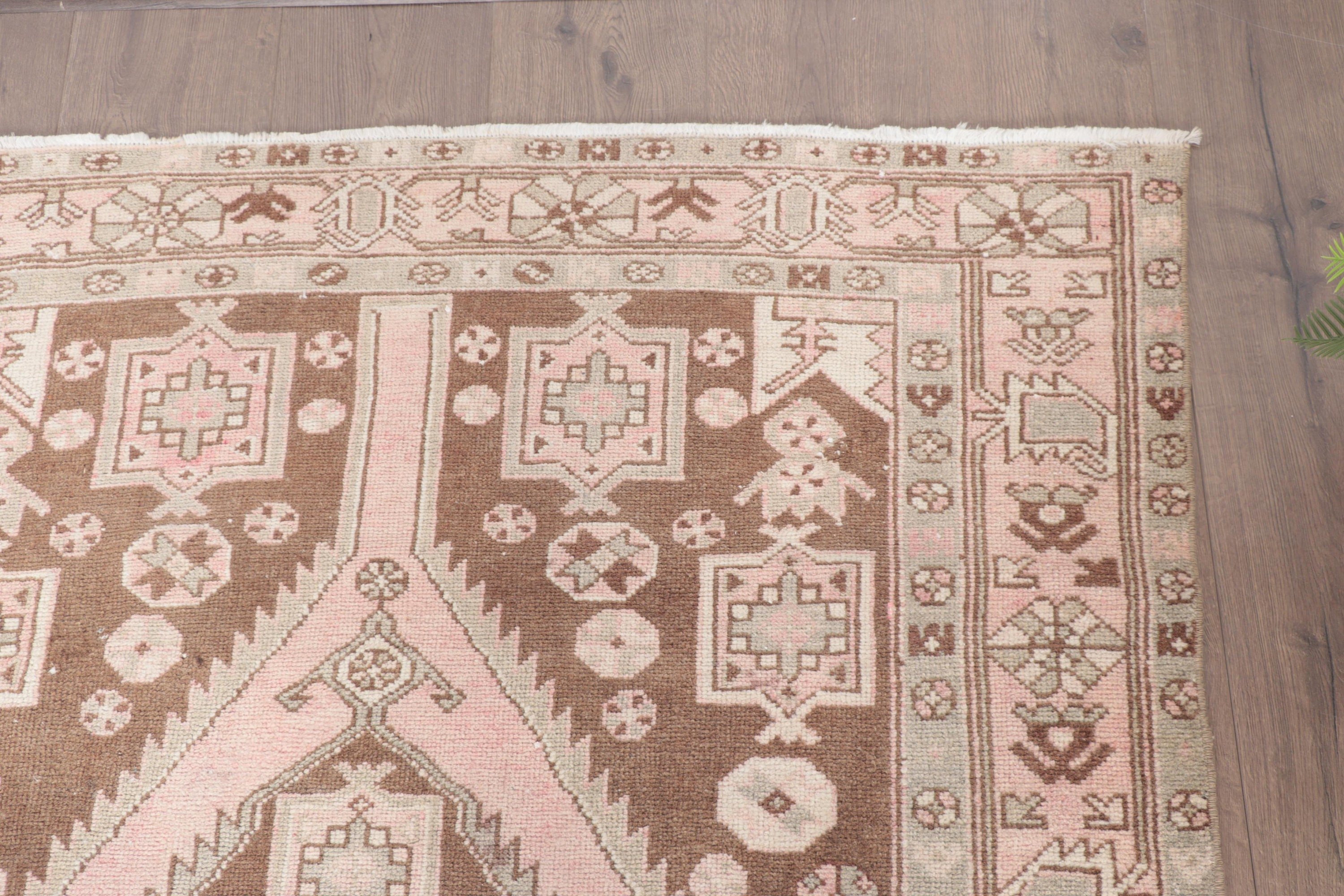 Moroccan Rug, Turkish Rug, Boho Area Rugs, 3.9x6.2 ft Area Rugs, Pink Geometric Rugs, Aztec Rug, Kitchen Rug, Nursery Rugs, Vintage Rug