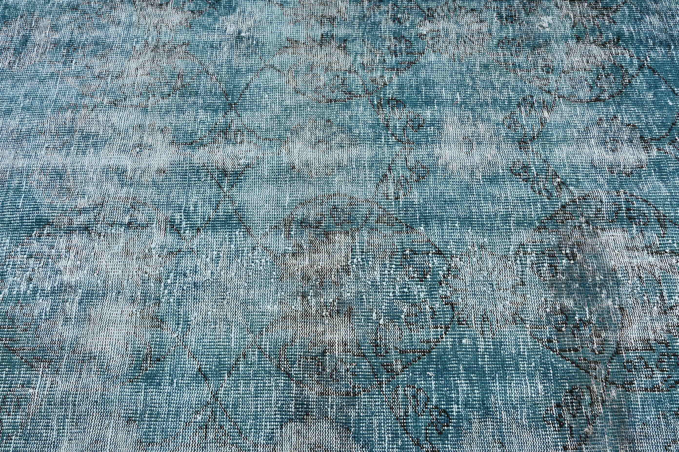 Rugs for Kitchen, Vintage Rugs, 4.5x5.1 ft Accent Rugs, Vintage Accent Rug Rugs, Turkish Rug, Bedroom Rug, Moroccan Rug, Blue Kitchen Rugs