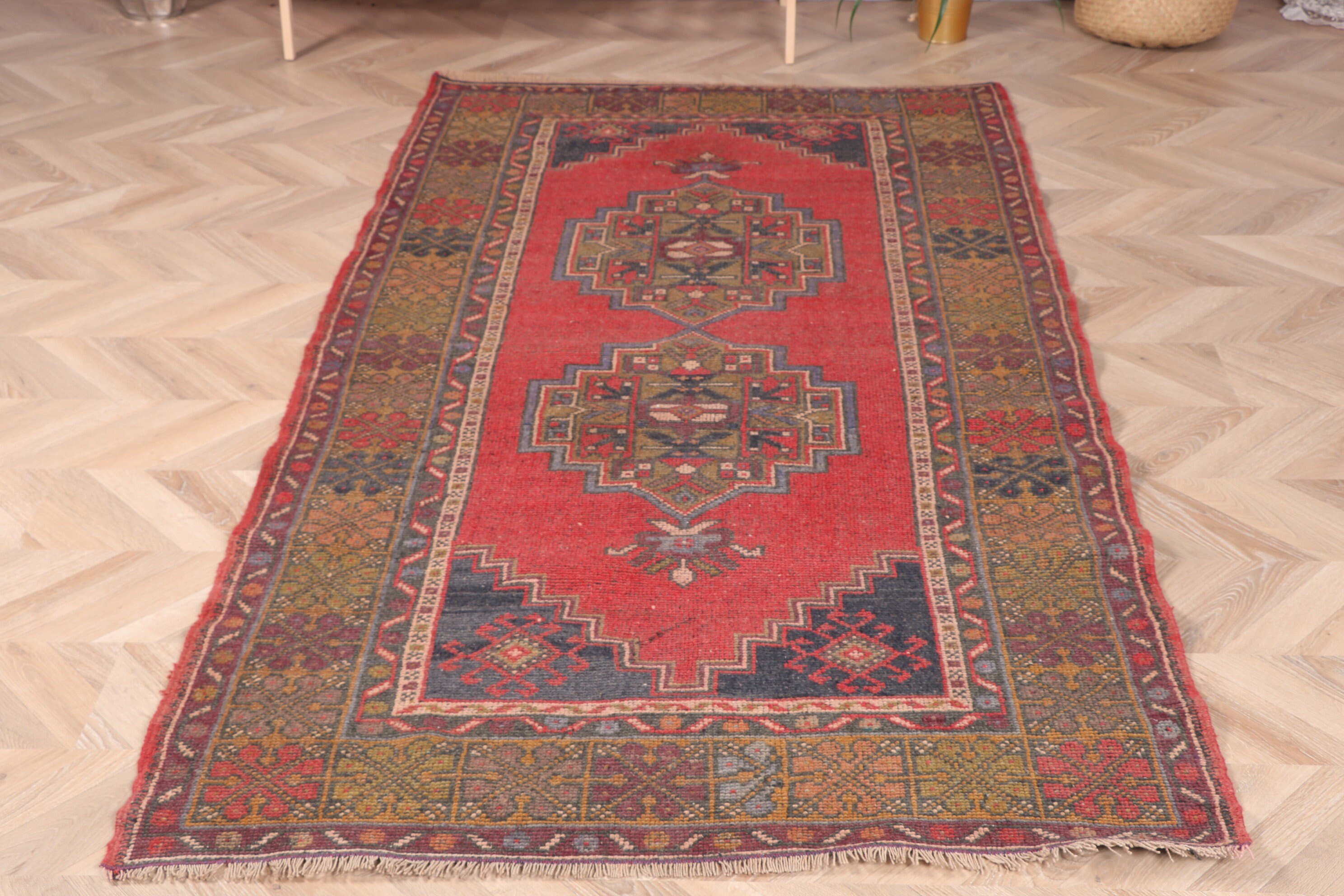 Yatak Odası Halısı, Kırmızı Modern Halı, Mutfak Halıları, Lüks Halı, Vintage Halı, Etnik Halı, 3,7x7,1 ft Alan Halıları, Yer Halıları, Türk Halıları