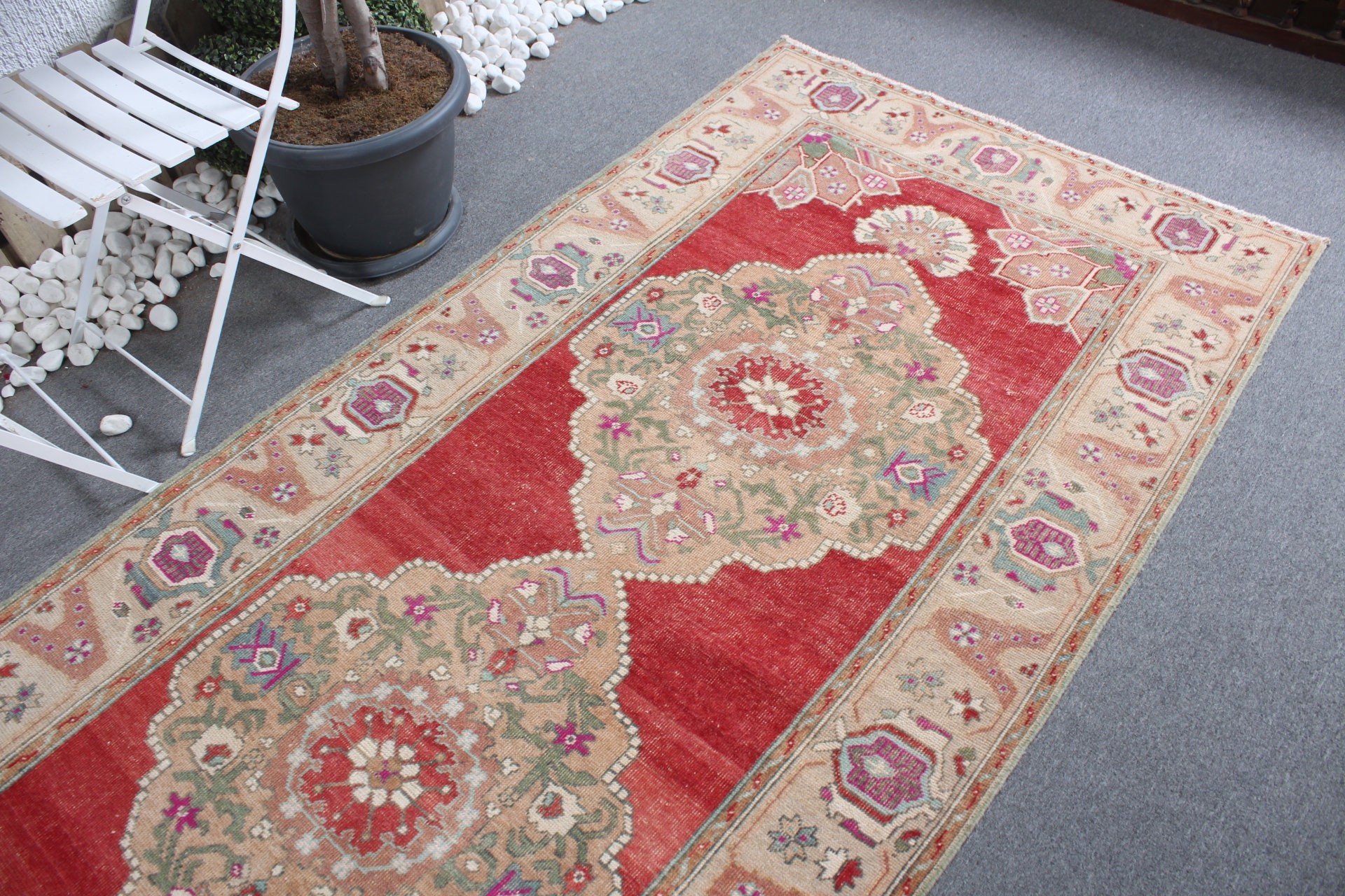 Hallway Rugs, Corridor Rug, Cute Rug, Moroccan Rug, Beige Oriental Rug, Turkish Rug, Vintage Rug, 3.9x11.2 ft Runner Rug