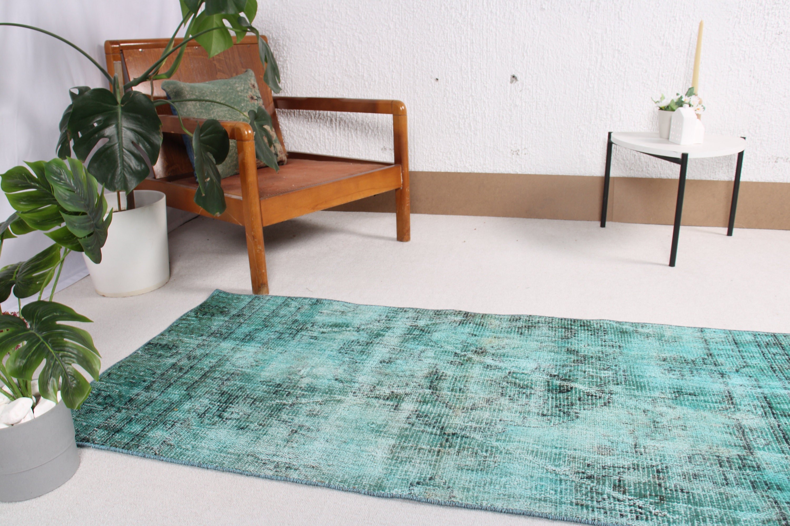 2.5x5.4 ft Small Rug, Green Modern Rugs, Bathroom Rugs, Moroccan Rugs, Vintage Rugs, Car Mat Rugs, Ethnic Rug, Turkish Rug, Luxury Rugs