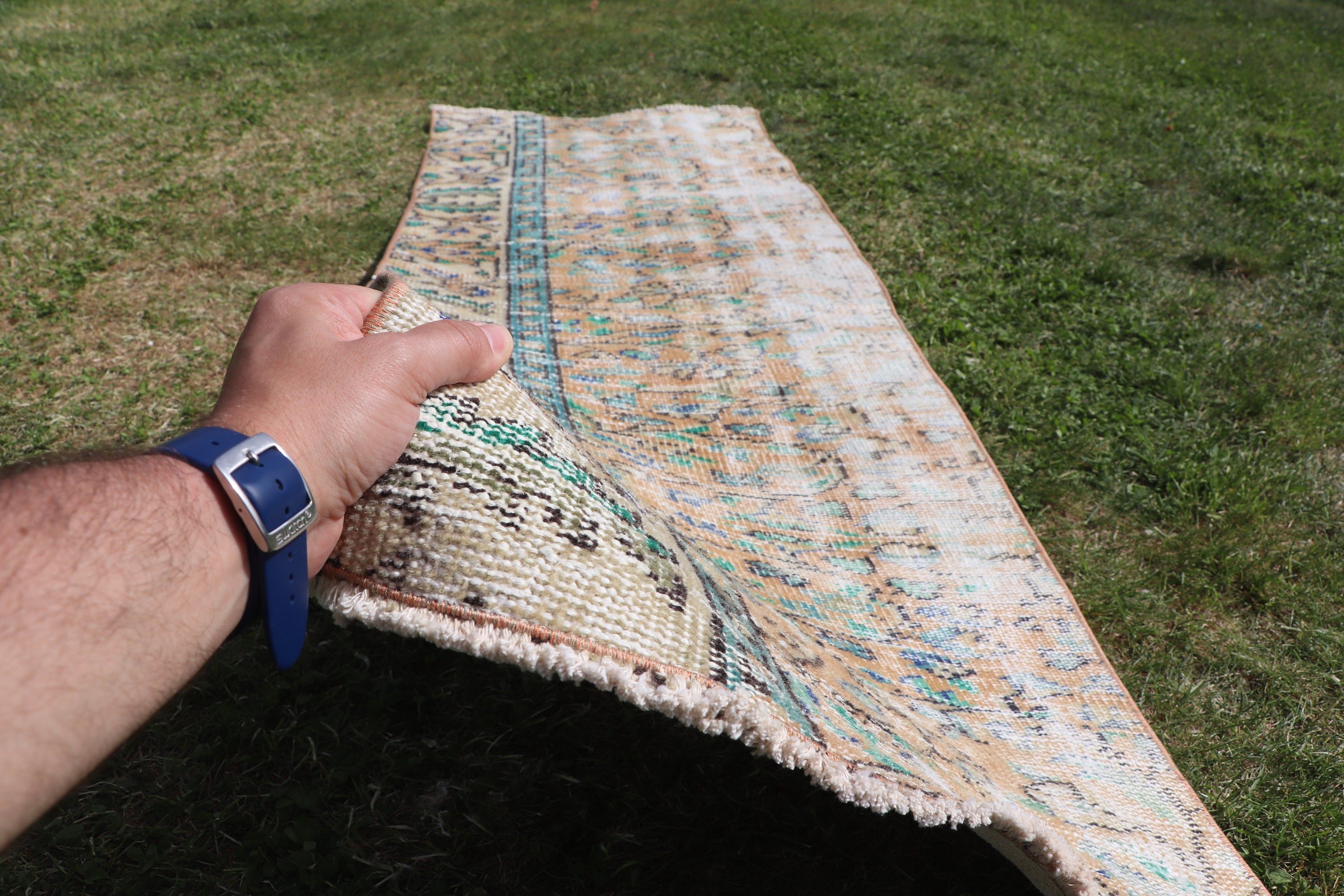 Vintage Runner Rugs, Kitchen Rugs, Vintage Rugs, Turkish Rugs, Flatweave Rug, 1.8x5.4 ft Runner Rug, Geometric Rugs, Brown Wool Rugs