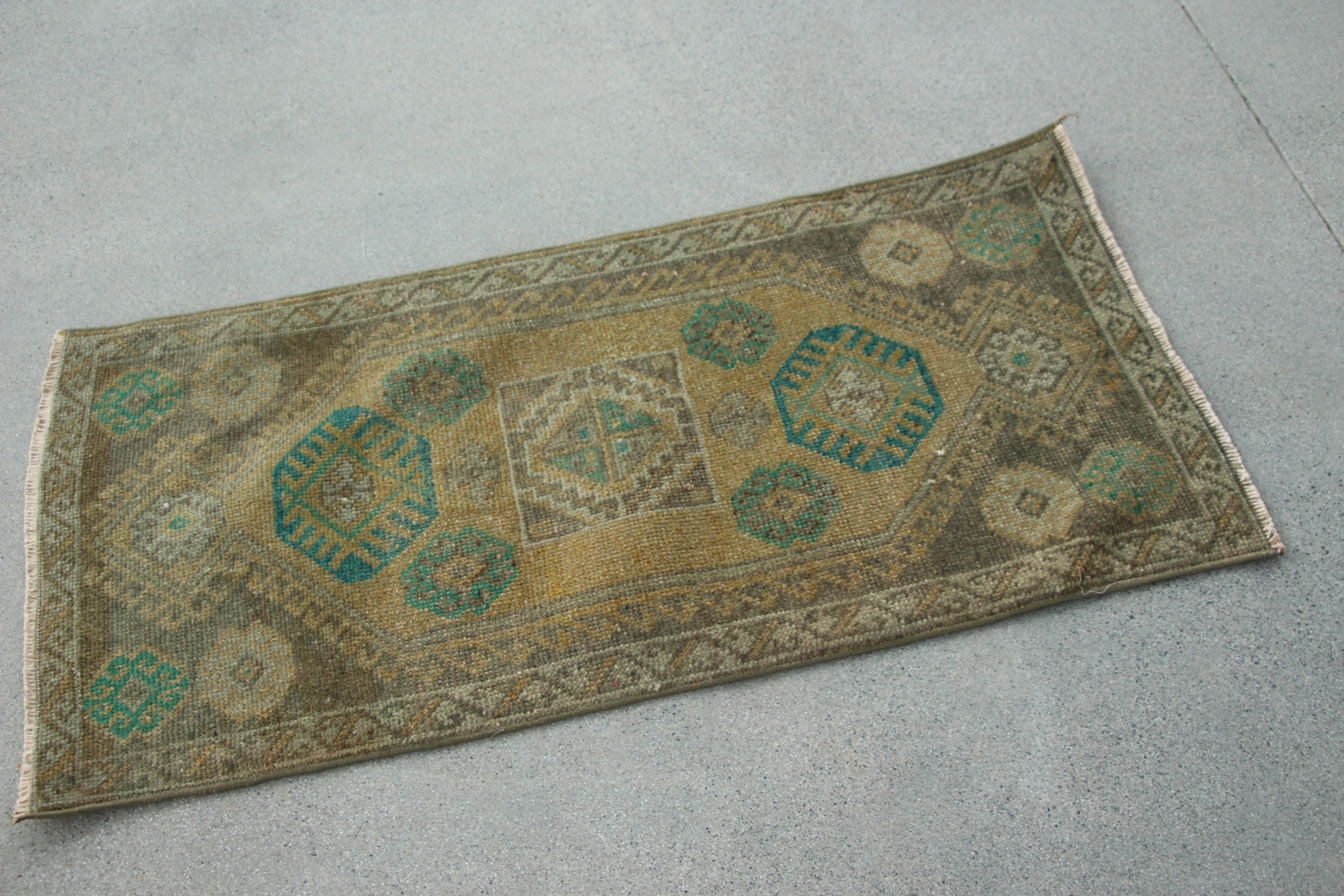 Türk Halıları, Mutfak Halıları, Çocuk Halısı, Vintage Halı, Nötr Halı, 1,7x3,3 ft Küçük Halılar, Kahverengi Yer Halısı, Lüks Halılar, Kapı Paspası Halıları