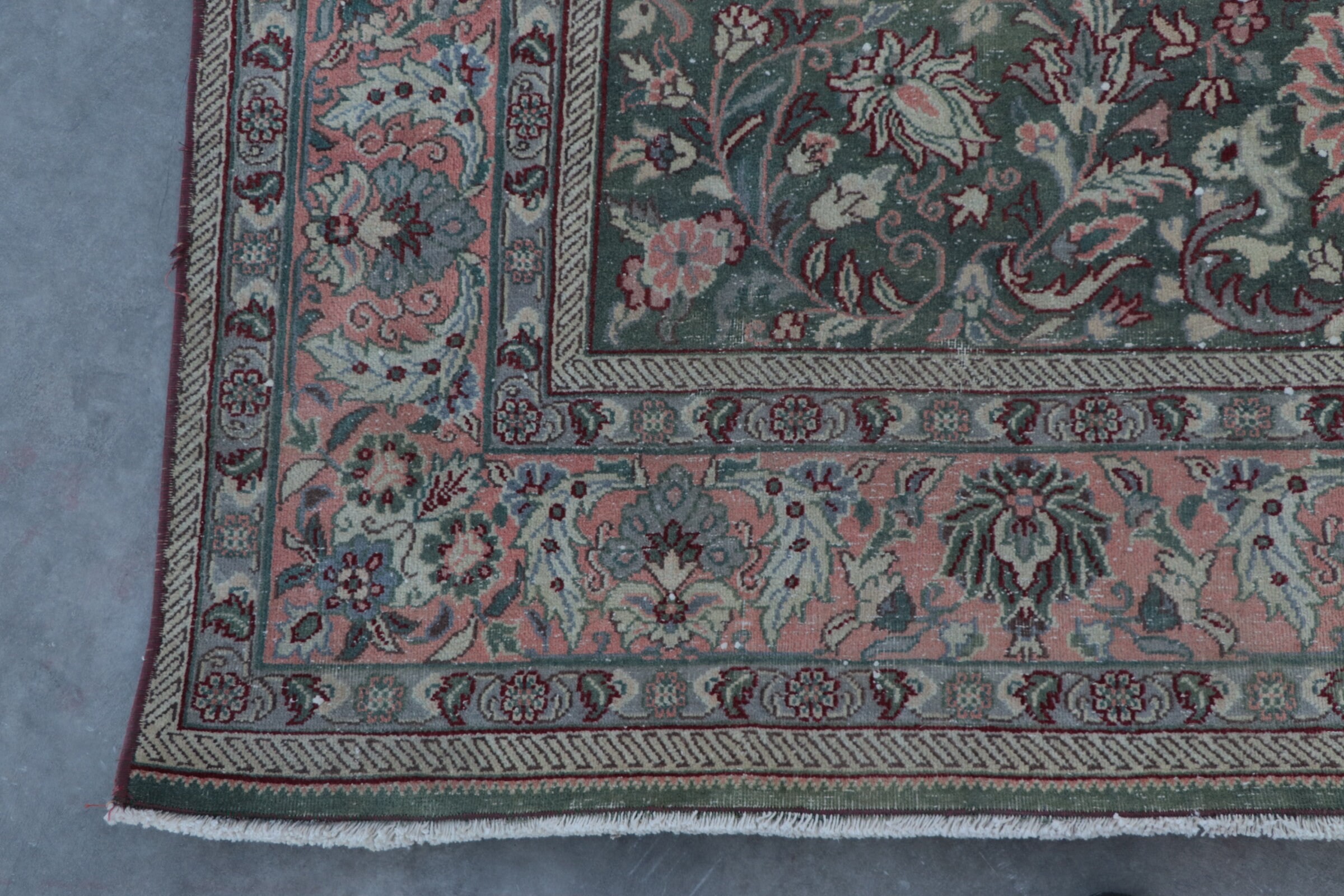 İç Mekan Halıları, Yeşil Fas Halısı, Türk Halısı, 5,3x7,2 ft Alan Halısı, Vintage Halı, Oryantal Halılar, Fas Halısı, İç Mekan Halıları, Yer Halısı