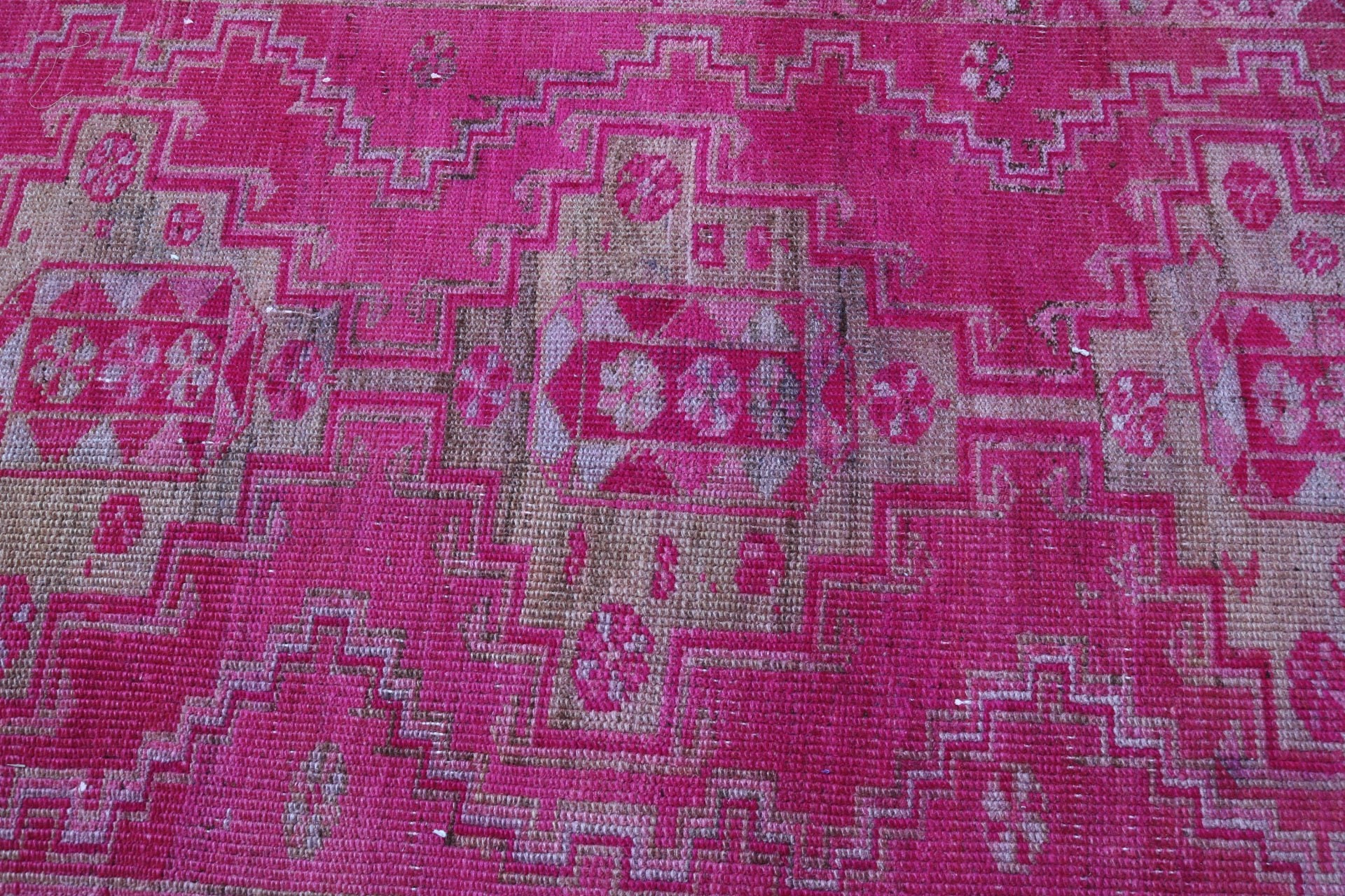 Home Decor Rug, Pink Flatweave Rug, 3.9x11.7 ft Runner Rugs, Turkish Rugs, Hallway Rug, Oriental Rugs, Beni Ourain Runner Rug, Vintage Rugs