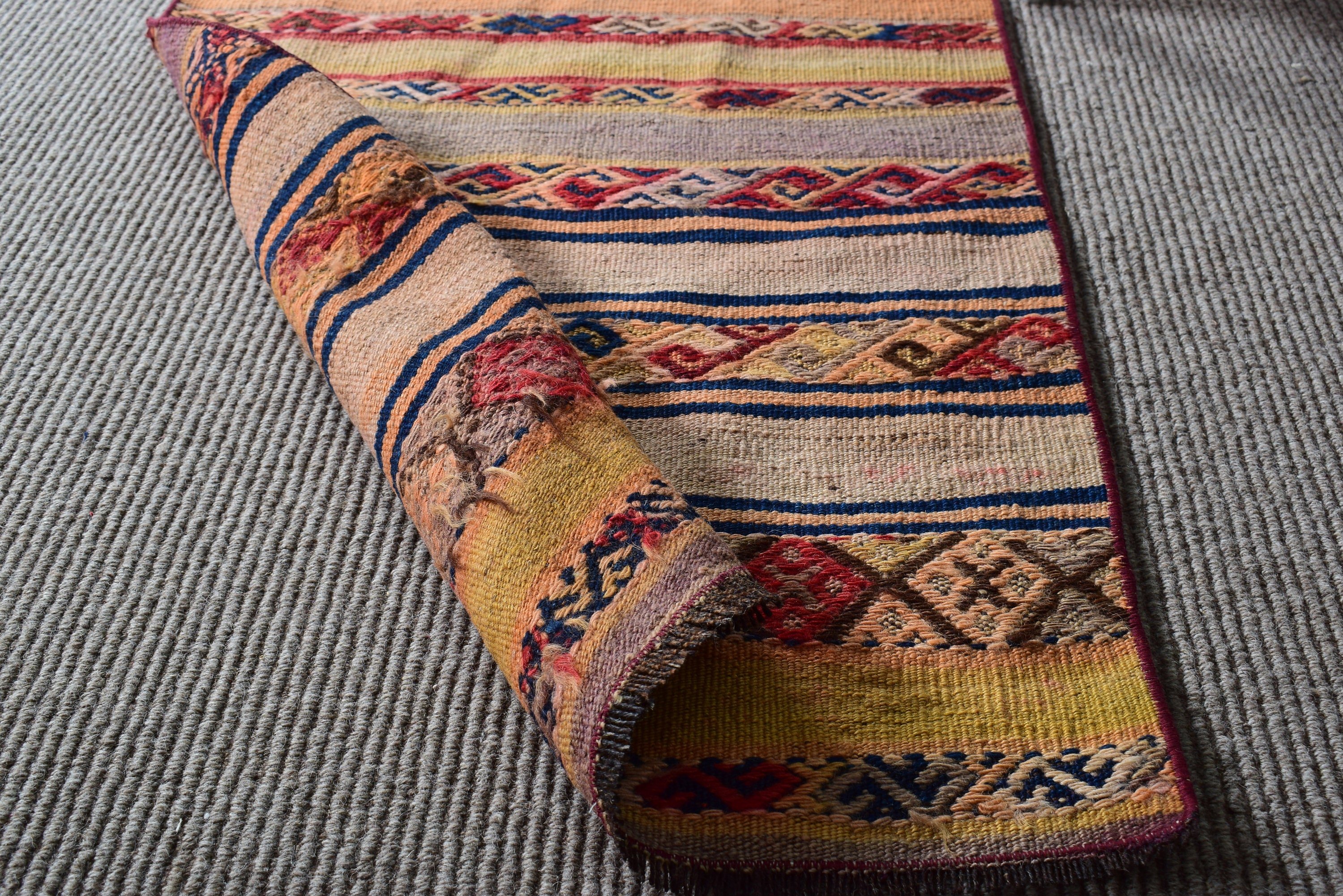 Mutfak Halıları, Lüks Halılar, Kilim, Koridor Halısı, Yer Halısı, Havalı Halılar, 2x10.4 ft Runner Halısı, Bej Lüks Halı, Türk Halıları, Vintage Halılar