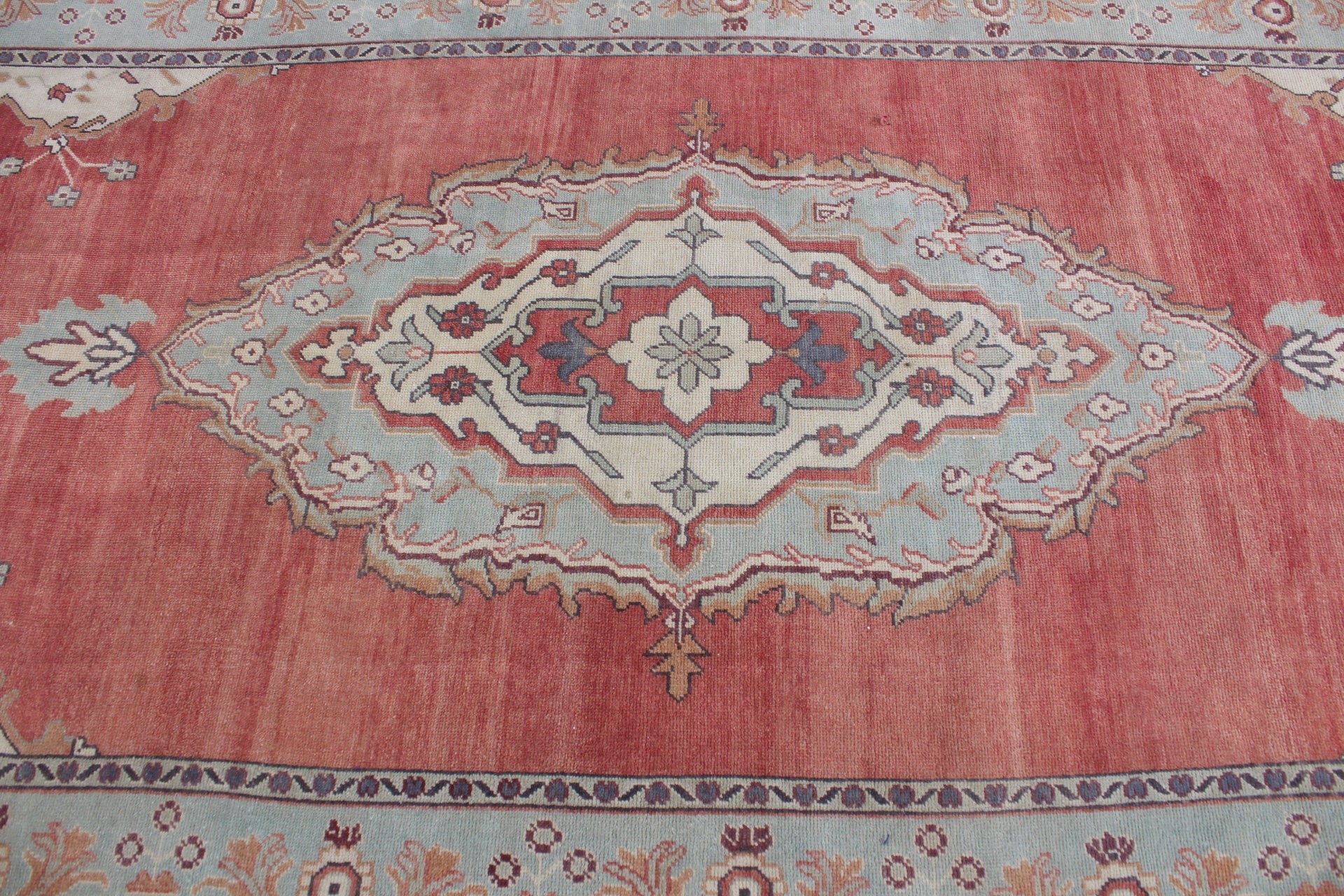 Red Kitchen Rug, Antique Rug, Rugs for Bedroom, Bedroom Rug, Dining Room Rug, Salon Rug, Turkish Rug, 5.2x11.9 ft Large Rug, Vintage Rug