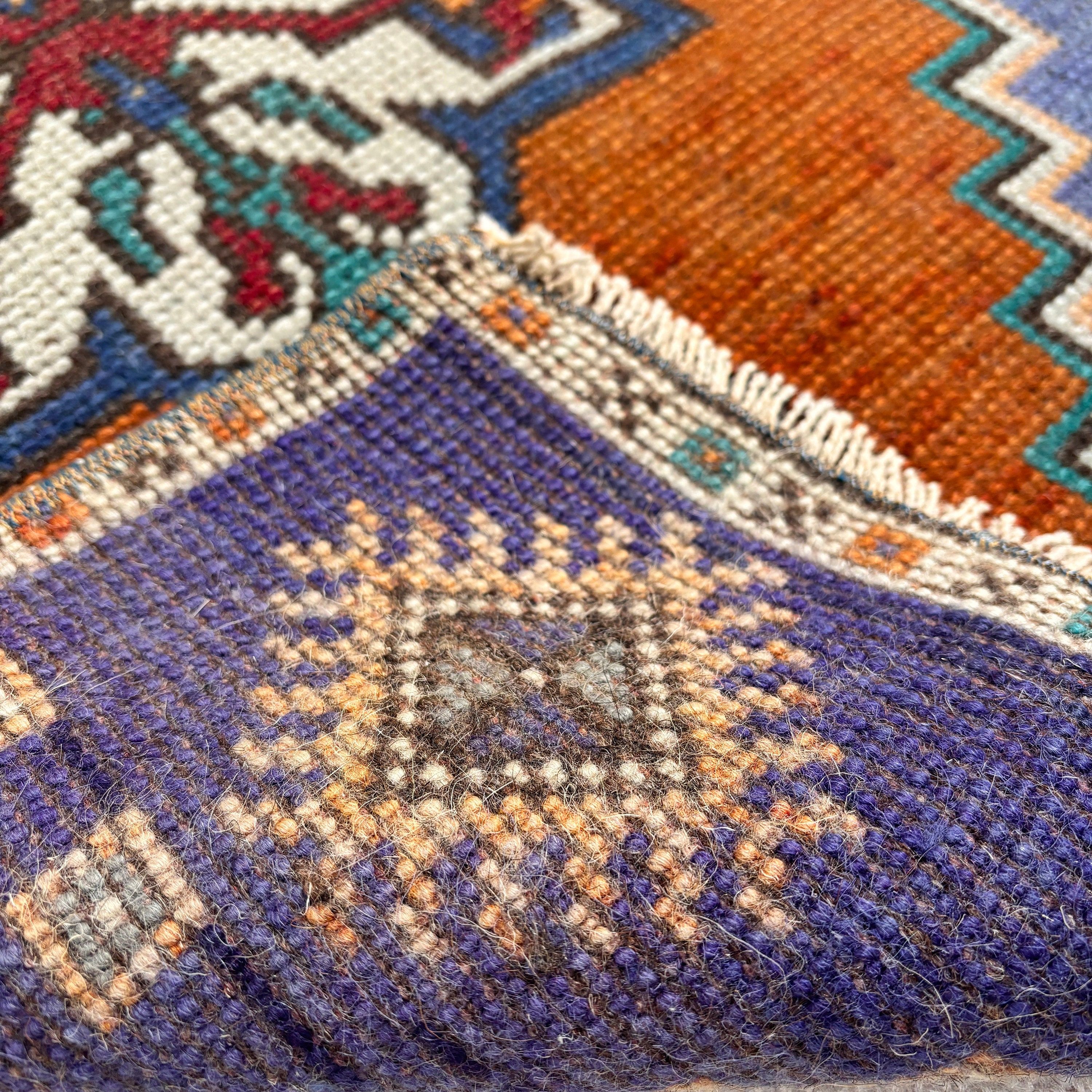 Yer Halıları, Fas Halısı, Kahverengi Anadolu Halısı, Çocuk Halısı, Araba Mat Halısı, Türk Halısı, Yatak Odası Halısı, Vintage Halı, 1.6x3.5 ft Küçük Halılar