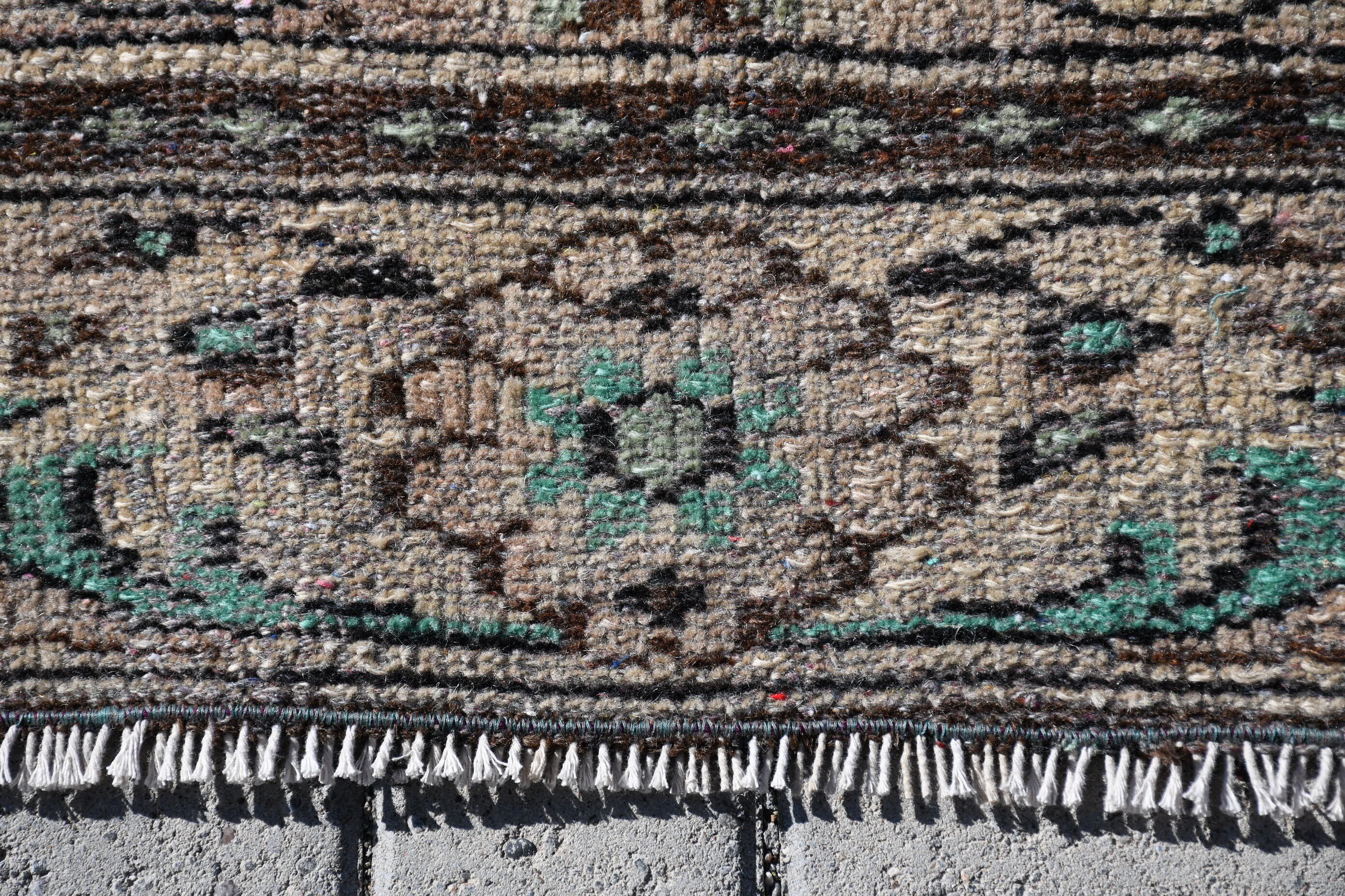 Green Anatolian Rugs, Wool Rug, Rugs for Dining Room, Bedroom Rug, Salon Rug, 5.1x9 ft Large Rugs, Turkish Rug, Custom Rug, Vintage Rug