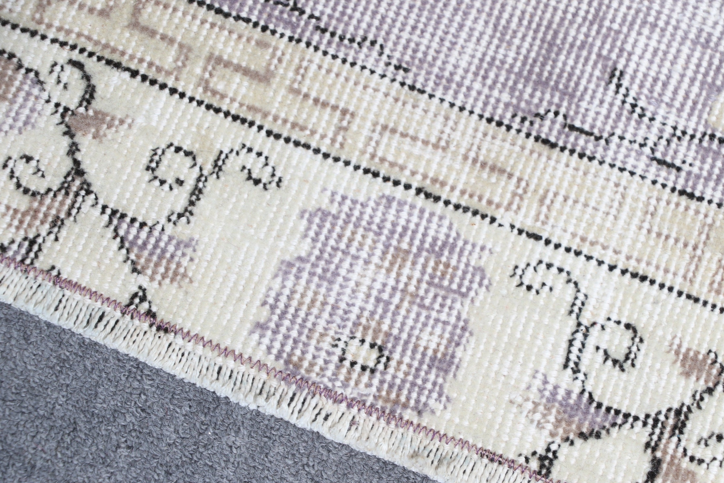 Rugs for Indoor, Bedroom Rugs, Vintage Rugs, Muted Rug, Purple Bedroom Rug, Floor Rug, Kitchen Rug, Turkish Rug, 3.7x6.7 ft Area Rug