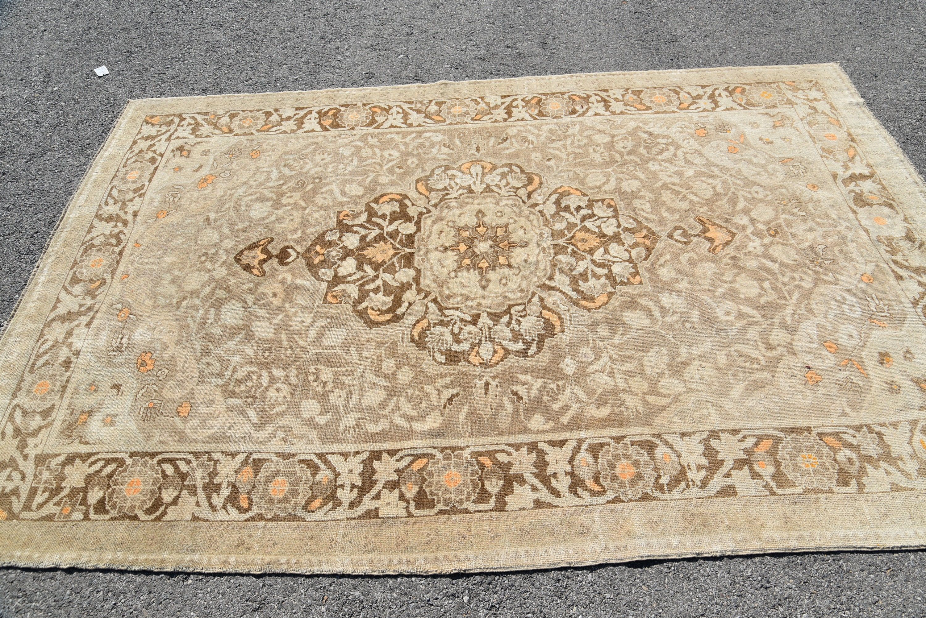 Living Room Rugs, Floor Rugs, Home Decor Rug, Dining Room Rug, 5.6x8.6 ft Large Rug, Rugs for Dining Room, Vintage Rugs, Turkish Rug