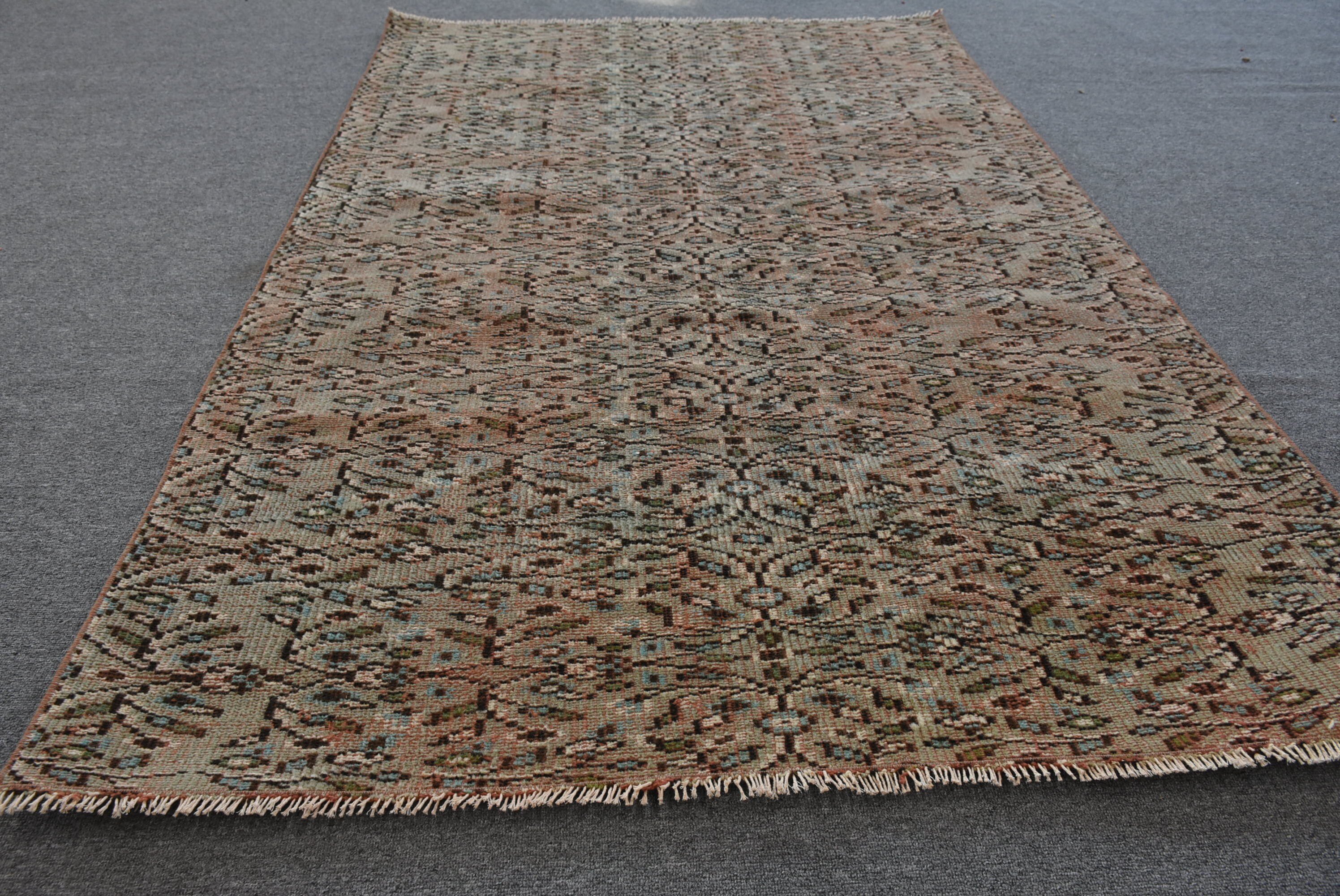 Yer Halısı, Türk Halısı, Zemin Halıları, 4.2x6.2 ft Alan Halısı, Kahverengi Yatak Odası Halısı, Çocuk Halıları, Bohem Halısı, Oryantal Halılar, Vintage Halı