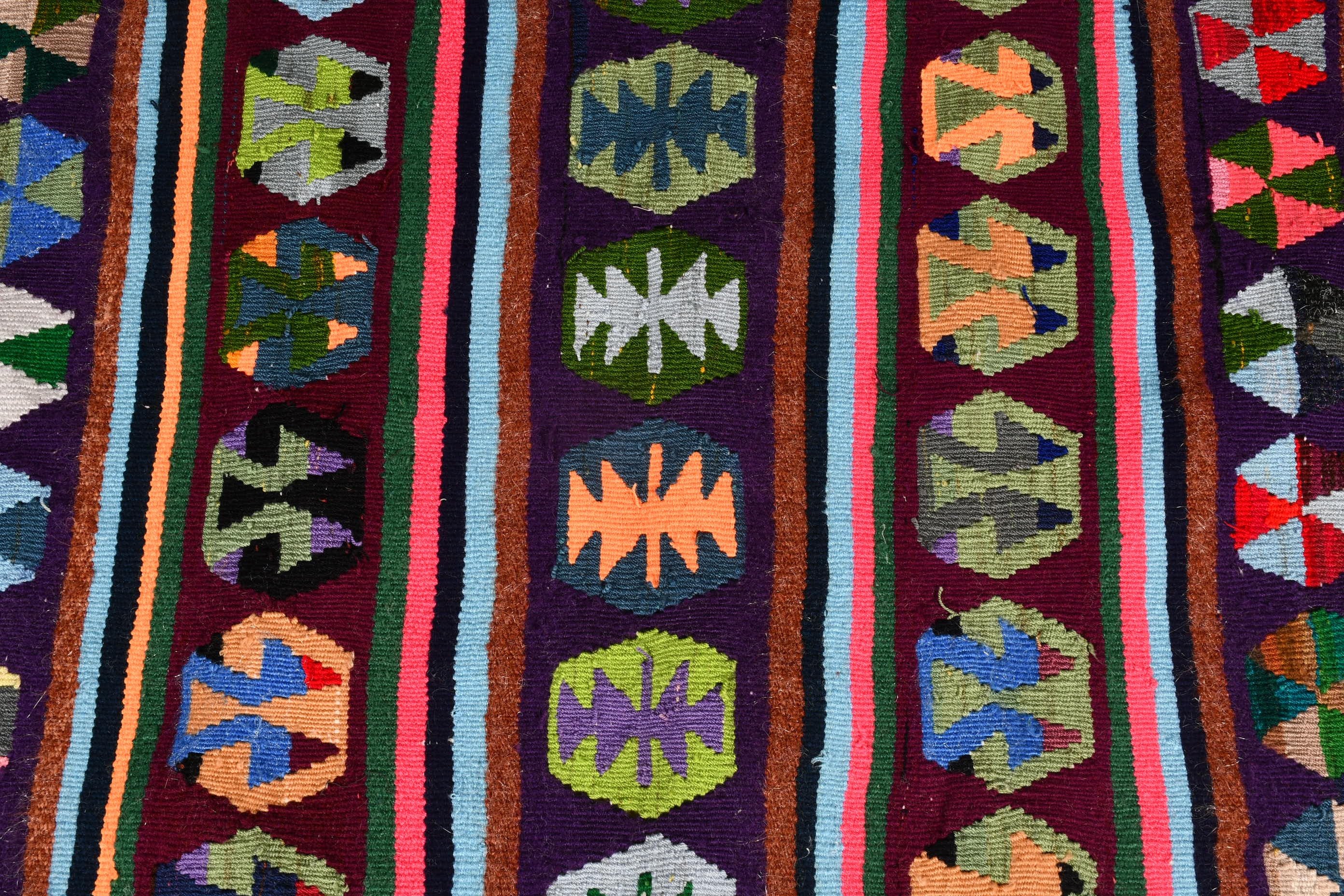 Giriş Halısı, Türk Halısı, Oryantal Halılar, Giriş Halıları, 3,1x6 ft Aksan Halıları, Mor Yatak Odası Halısı, Kilim, Vintage Halı, Eski Halılar