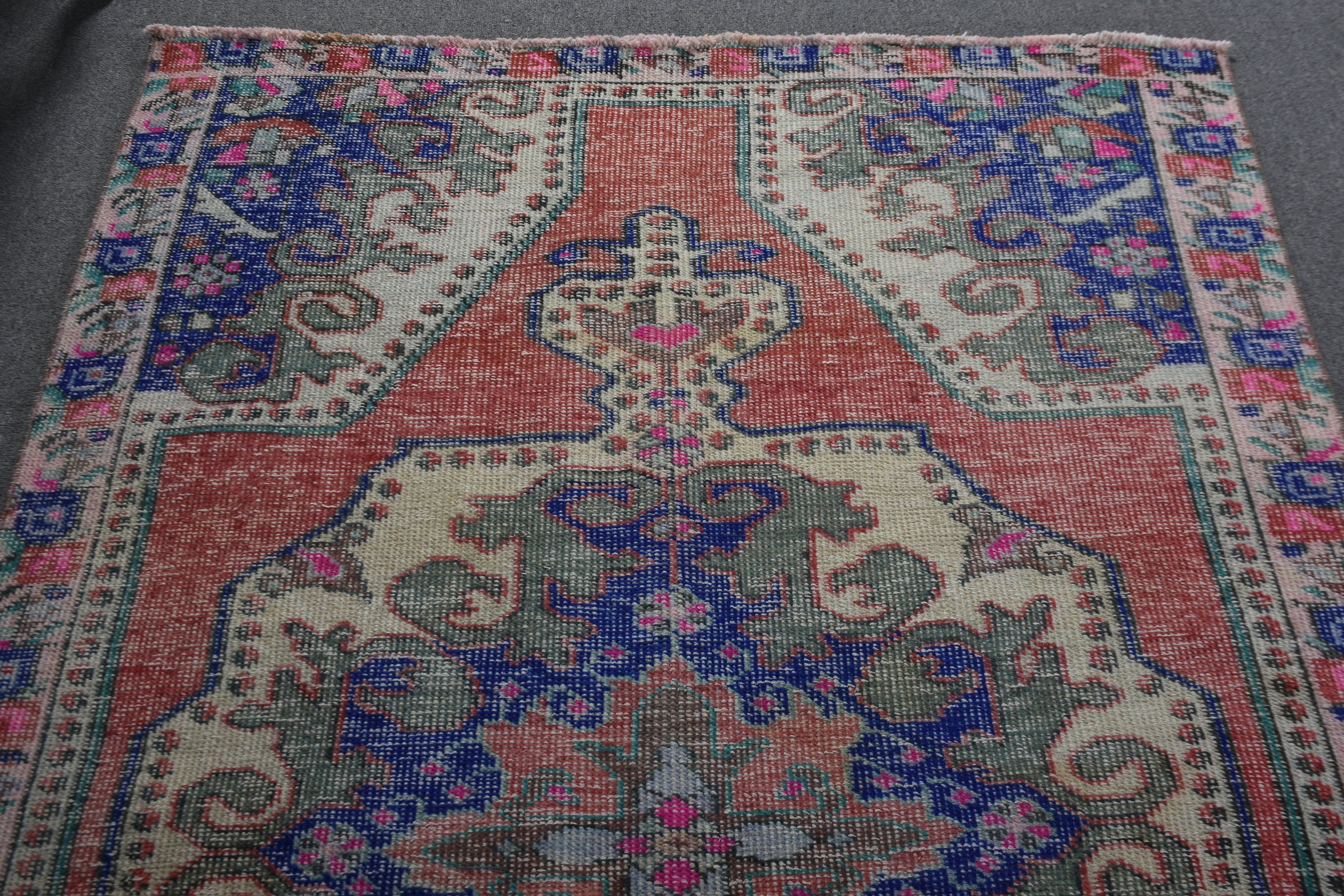 Vintage Halılar, Kırmızı Oryantal Halı, Mutfak Halısı, Ev Dekorasyonu Halıları, Türk Halısı, Yer Halısı, Soğuk Halı, 4.2x7.3 ft Alan Halısı, İç Mekan Halıları