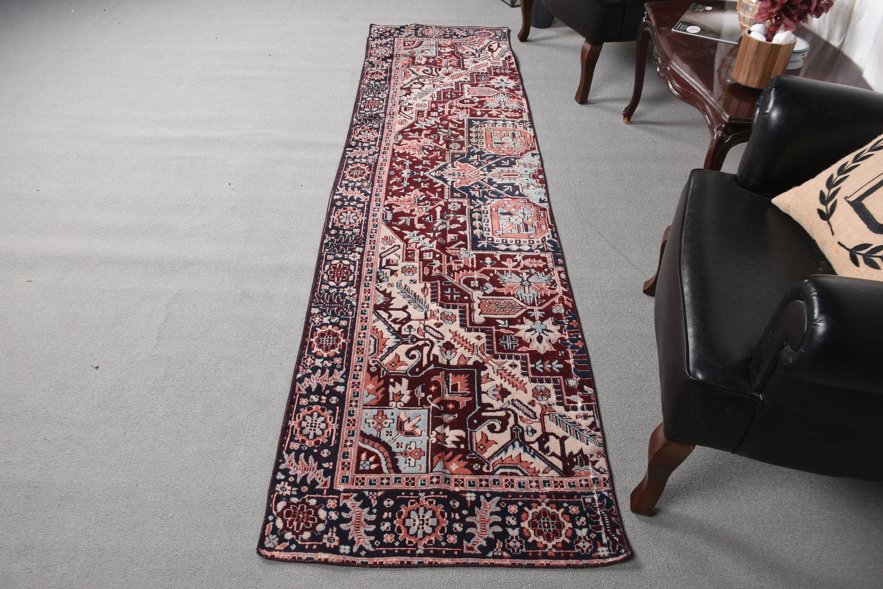 Yün Halılar, 2.4x9 ft Yolluk Halılar, Estetik Halılar, Mor Anadolu Halıları, Koridor Halıları, Yer Halıları, Vintage Halı, Mutfak Halısı, Türk Halıları