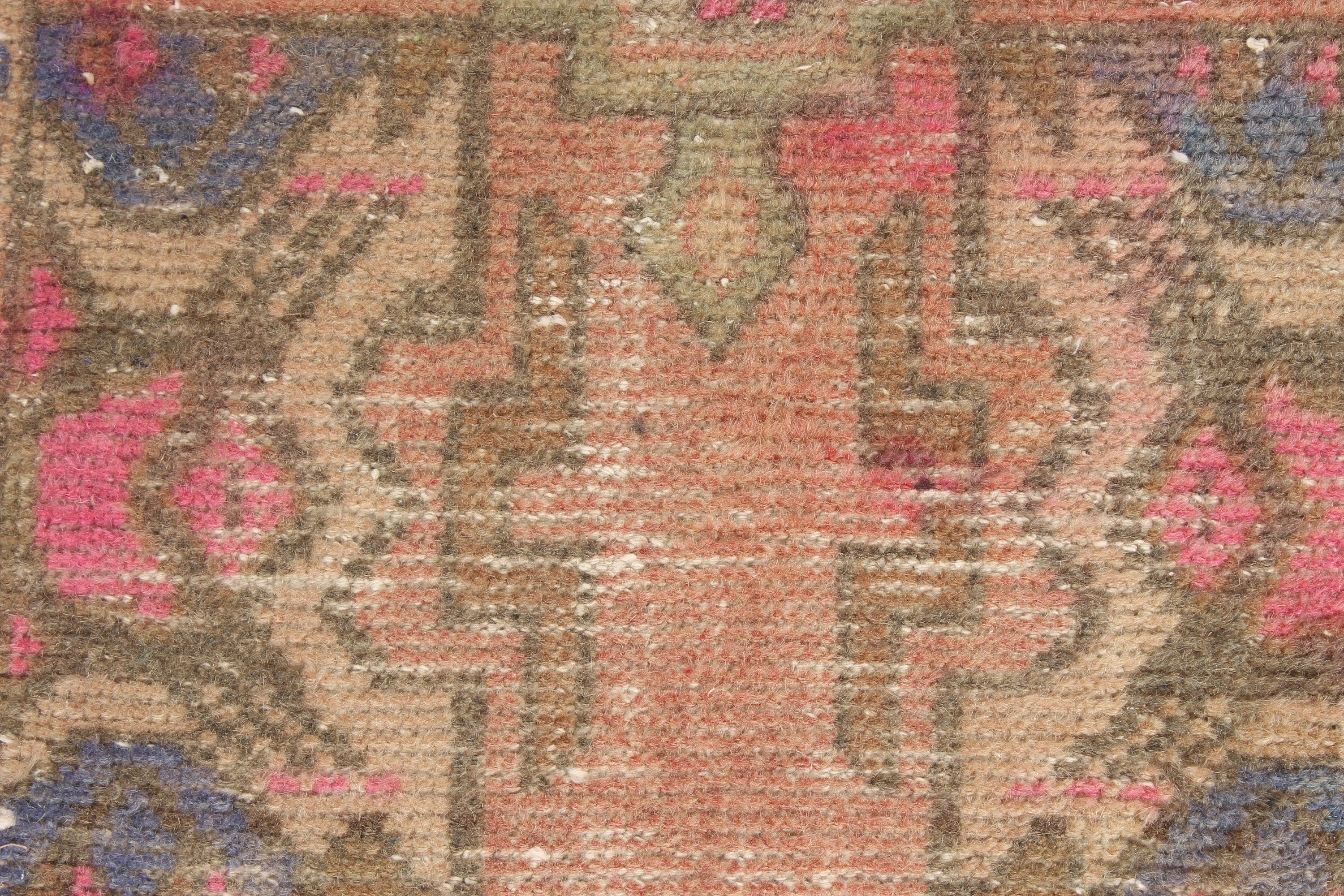 Düz Dokuma Halılar, 1.5x3 ft Küçük Halı, Vintage Halı, Araba Paspas Halıları, Nötr Halı, Türk Halısı, Kırmızı Yün Halı, Küçük Alan Halıları, Kapı Paspas Halısı