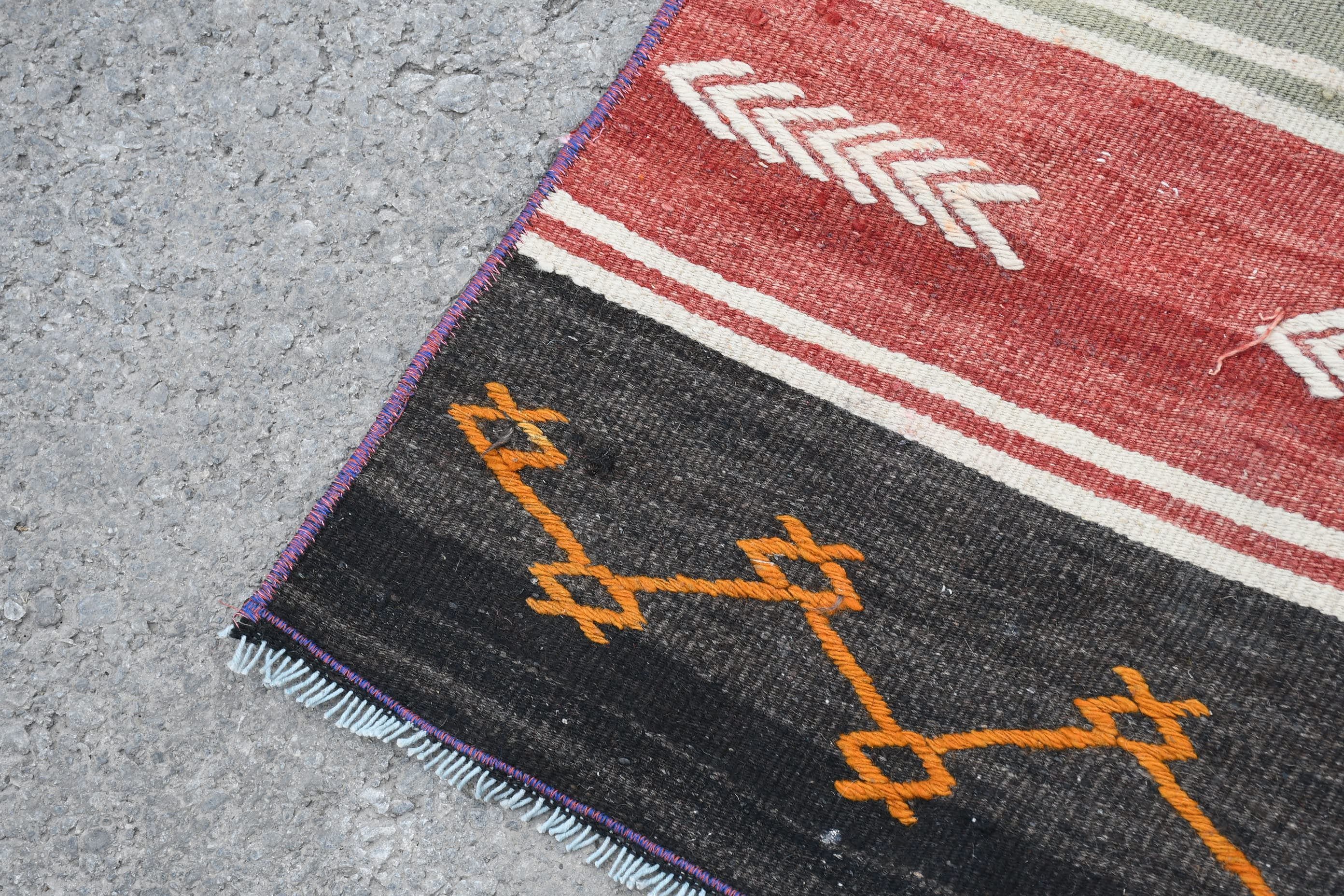 Giriş Kilim, 104x145 cm Antre Kilim, Türk Kilim, Mutfak Kilim, Uşak Kilim, Mutfak Kilim, Giriş Kilim, Giriş Kilim, Turuncu Zemin Kilim