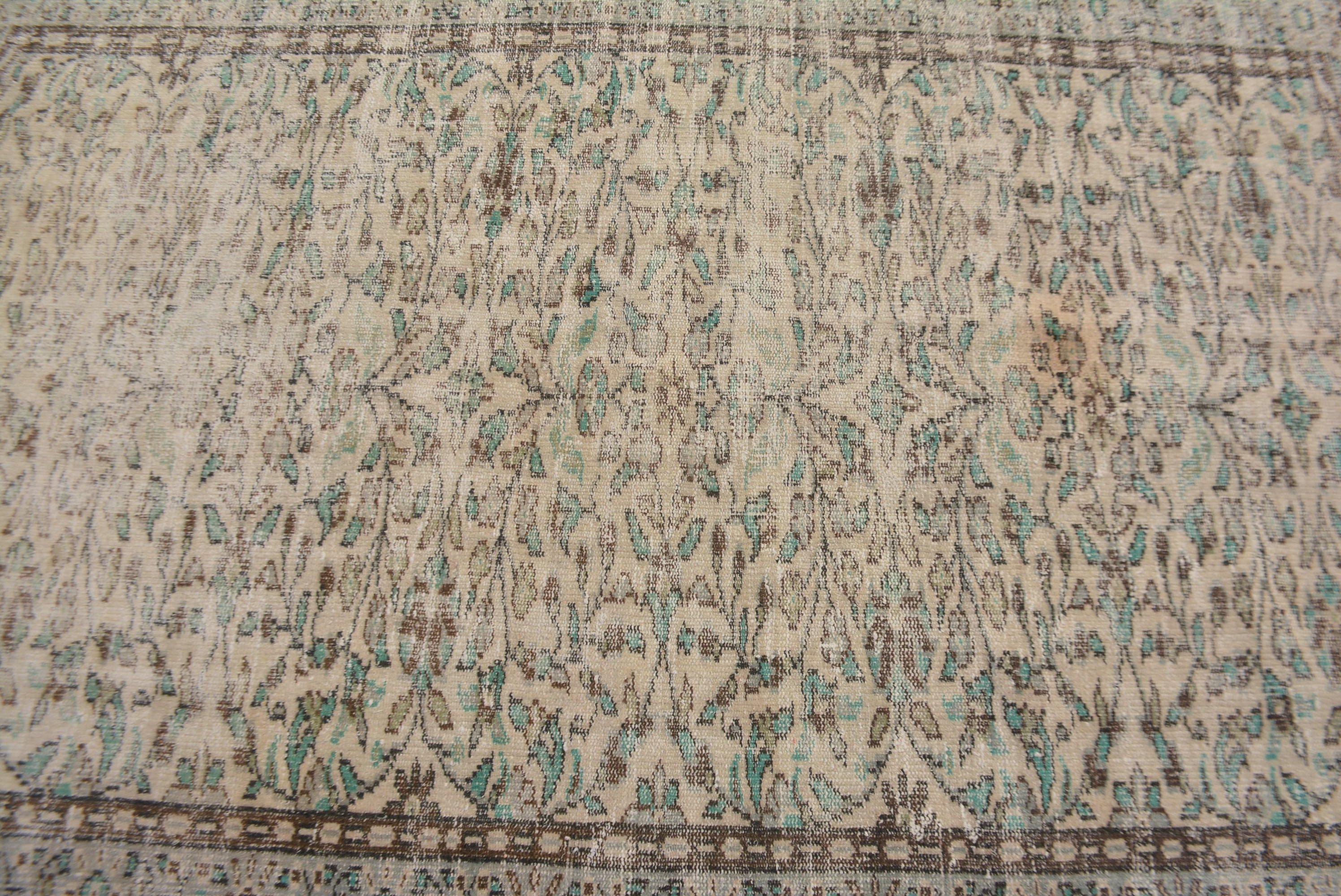 Vintage Rugs, 4.6x7.1 ft Area Rug, Indoor Rug, Retro Rug, Rugs for Dining Room, Bedroom Rug, Kitchen Rug, Moroccan Rugs, Turkish Rug