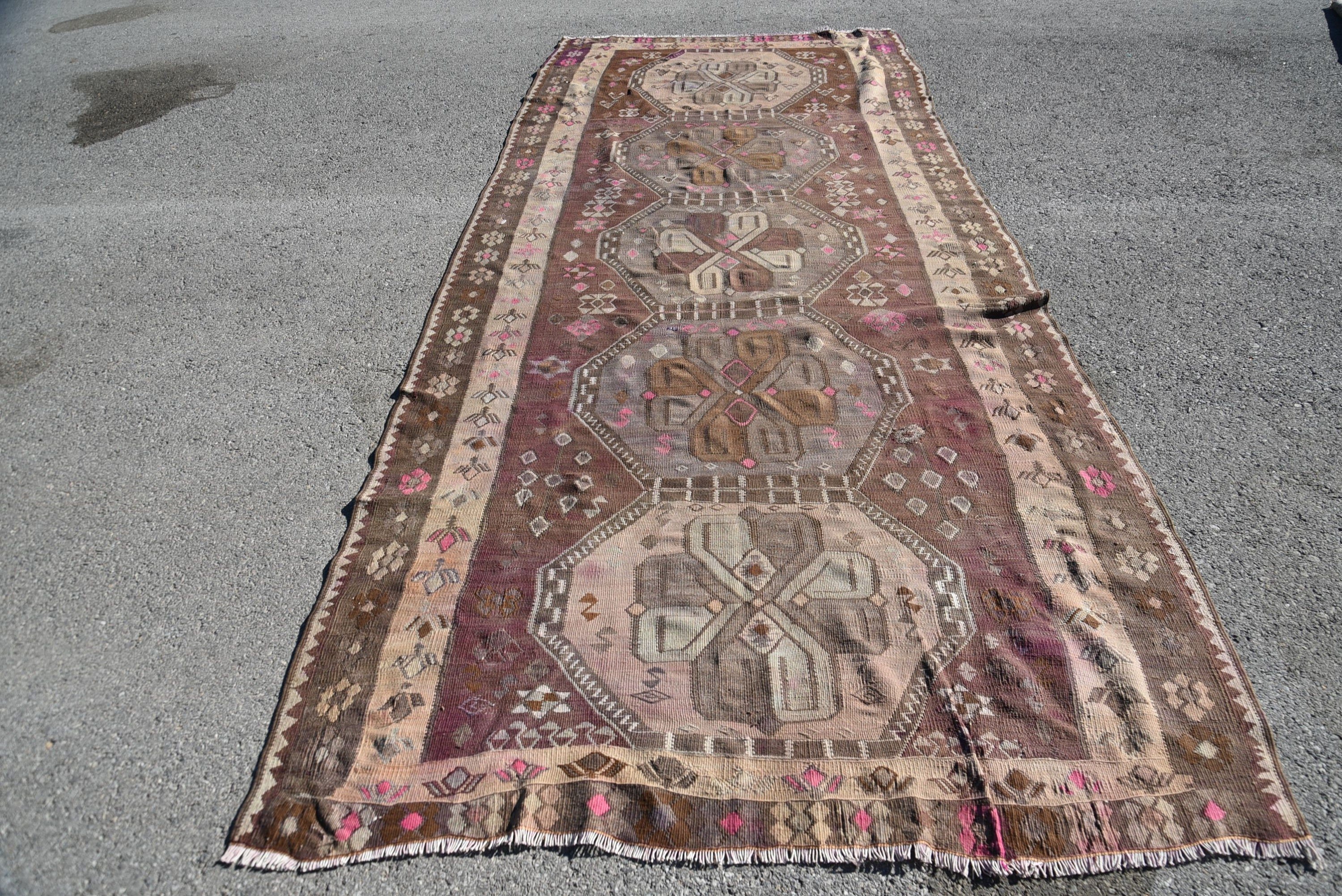 Oturma Odası Halısı, Eski Halı, 5.5x13.1 ft Büyük Boy Halı, Türk Halısı, Salon Halıları, Kilim, Vintage Halılar, Salon Halıları, Havalı Halılar, Fas Halıları