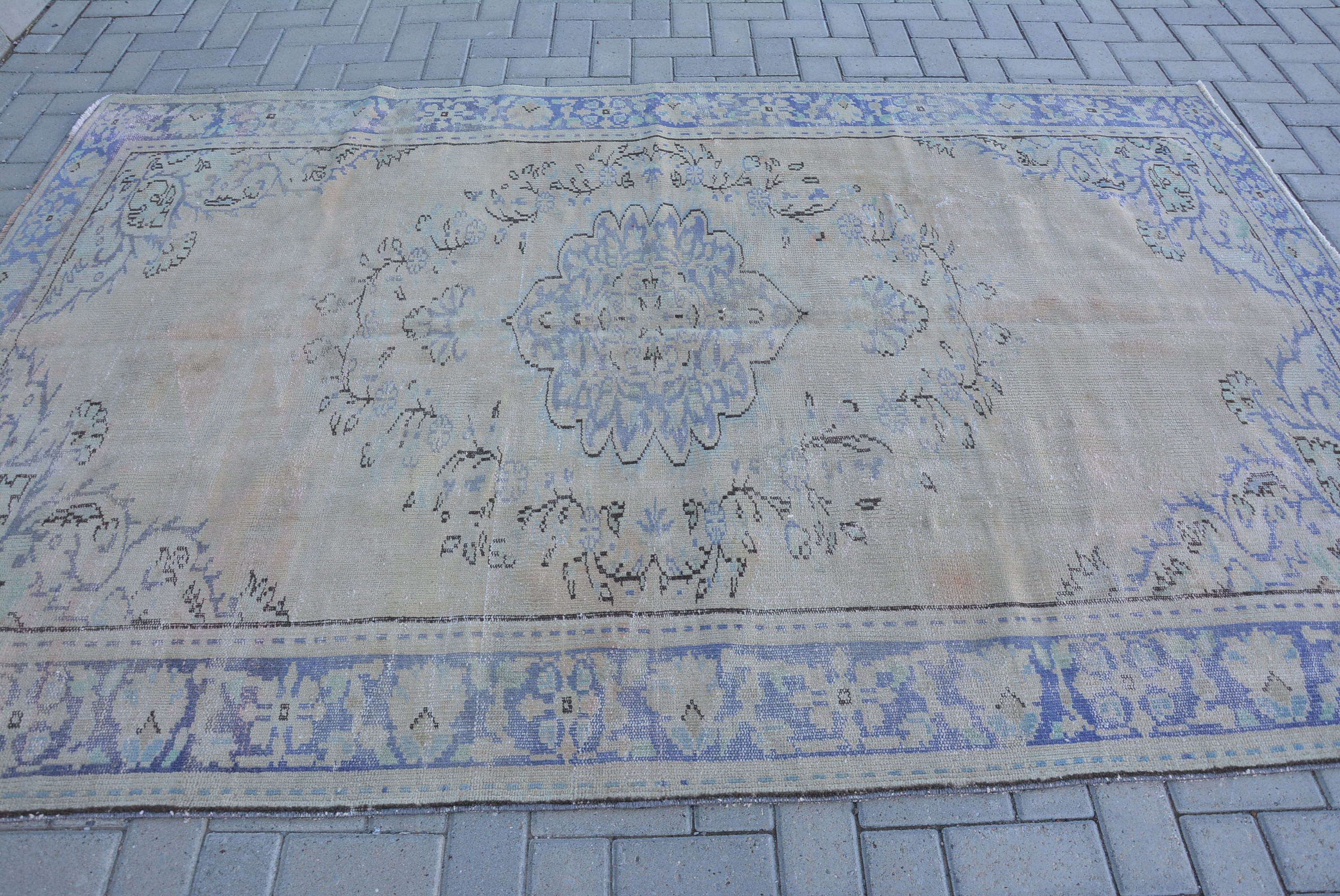 Living Room Rug, Rugs for Salon, Ethnic Rug, Cool Rug, Dining Room Rug, Bedroom Rug, 5.7x8.9 ft Large Rug, Vintage Rug, Turkish Rugs