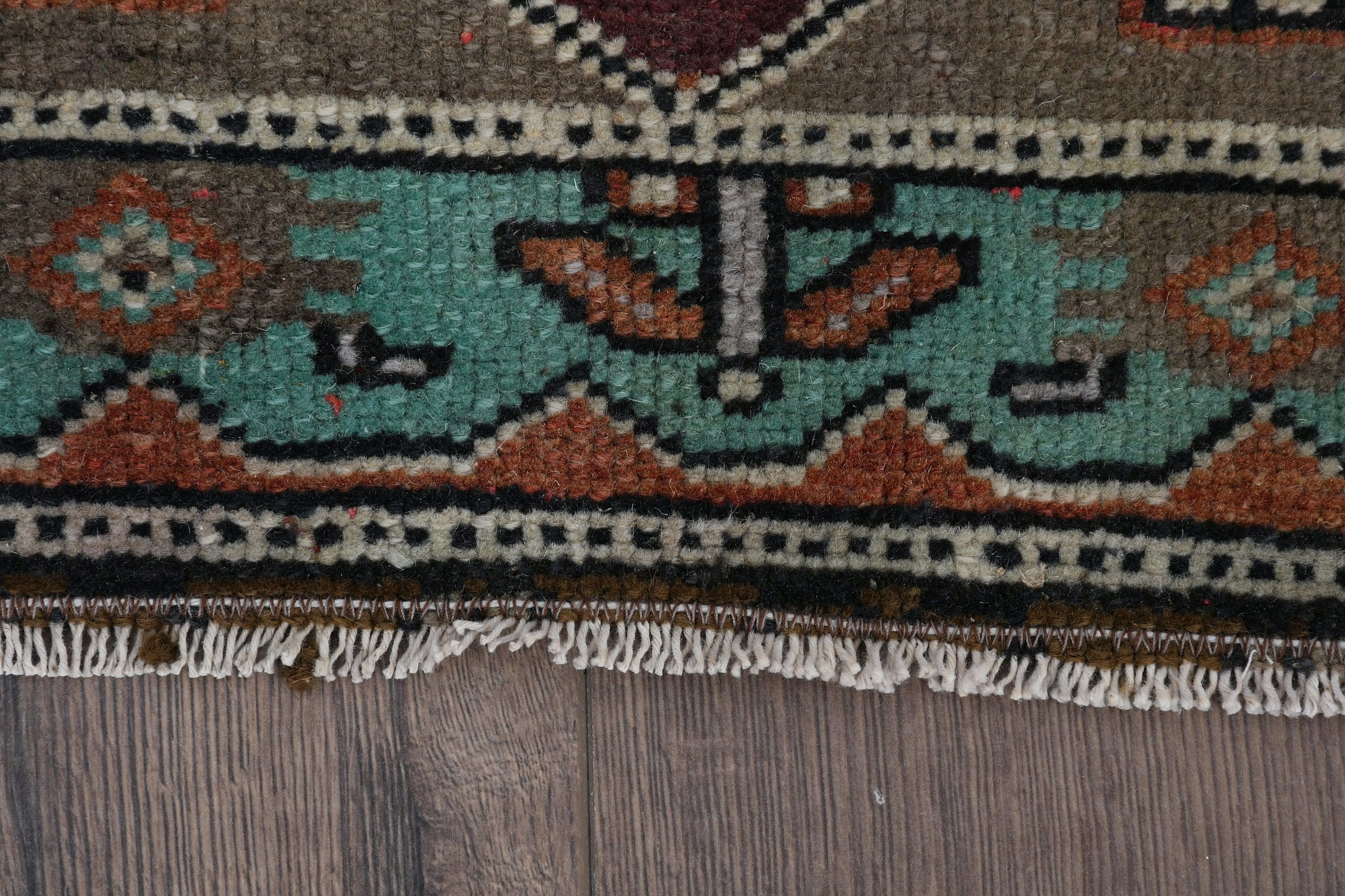 Ethnic Rug, Vintage Rug, Purple Antique Rugs, Oriental Rugs, Oushak Rug, Turkish Rugs, Bedroom Rug, Wall Hanging Rug, 1.5x2.6 ft Small Rugs