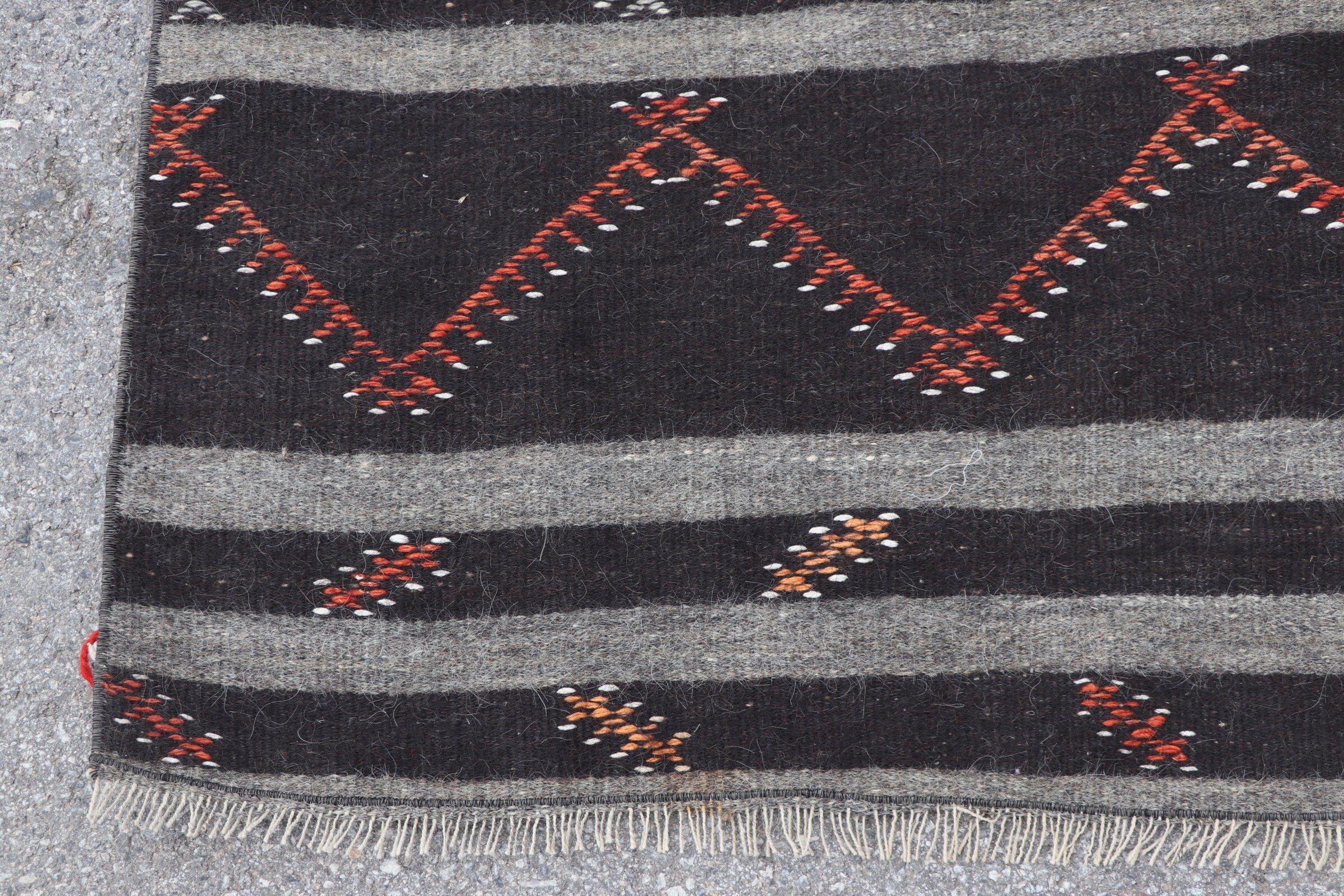 Salon Kilim, Kahverengi Uşak Kilim, 223x319 cm Büyük Kilim, Salon Kilim, Nostaljik Kilim, Anadolu Kilim, Oturma odası Kilim