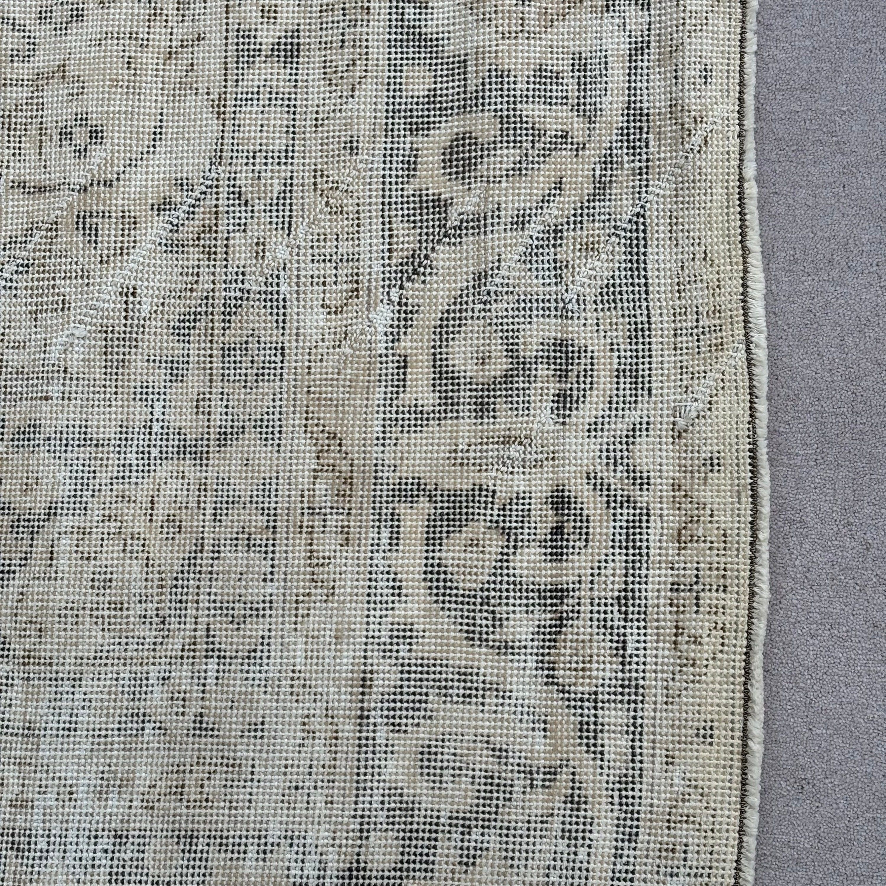 6.3x9.7 ft Büyük Halılar, Salon Halısı, El Yapımı Halı, Bej Yatak Odası Halıları, Anadolu Halısı, Büyük Boho Halısı, Geometrik Halılar, Türk Halısı, Vintage Halı